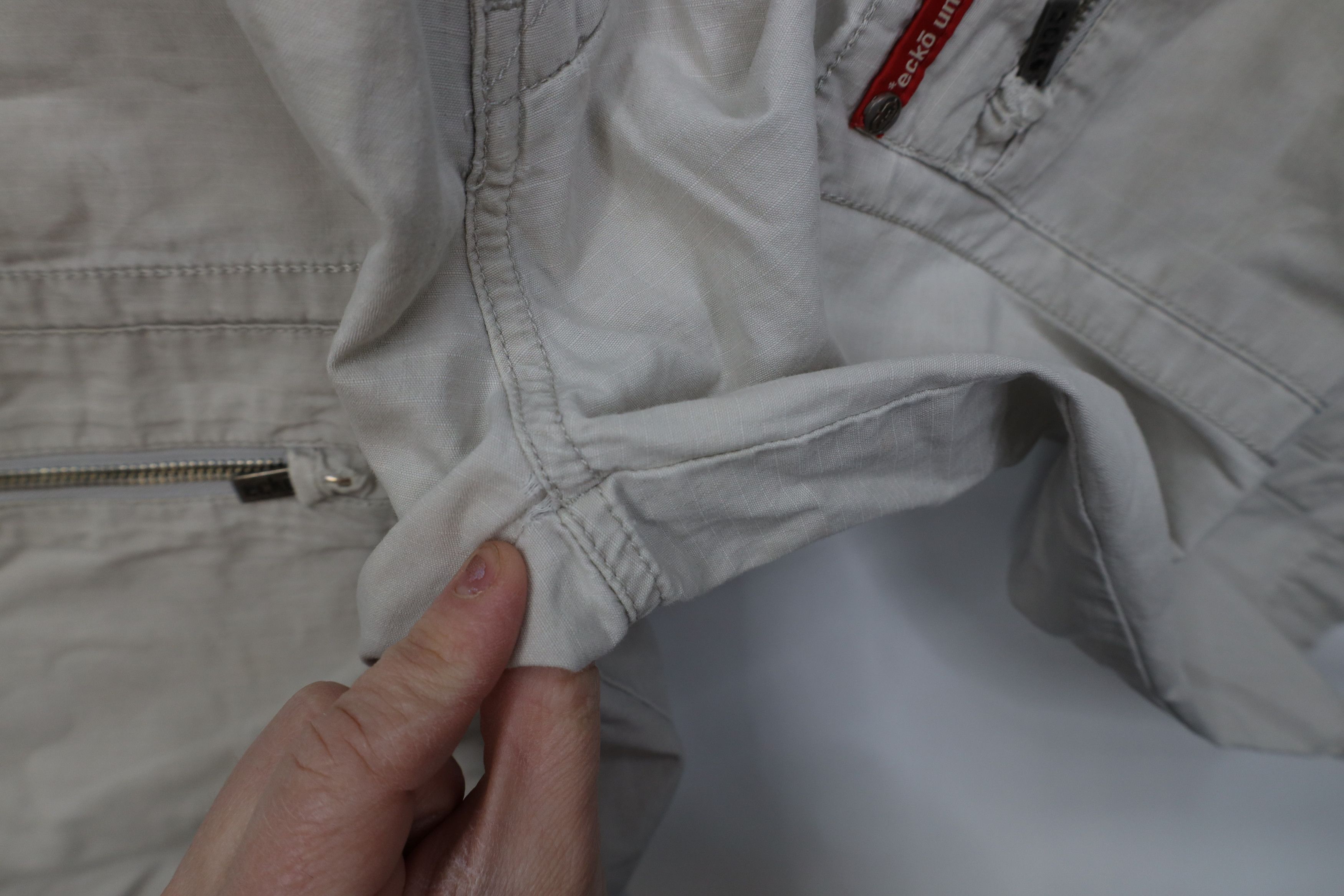 Ecko Unltd. Vintage 90s Y2K Ecko Baggy Ripstop Cargo Shorts Beige Cotton Size US 38 / EU 54 - 16 Thumbnail