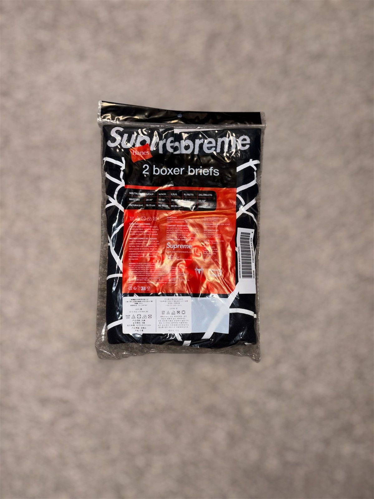 Hanes × Supreme Supreme Hanes Spider-Man Boxer Briefs size medium Size 32 - 2 Thumbnail