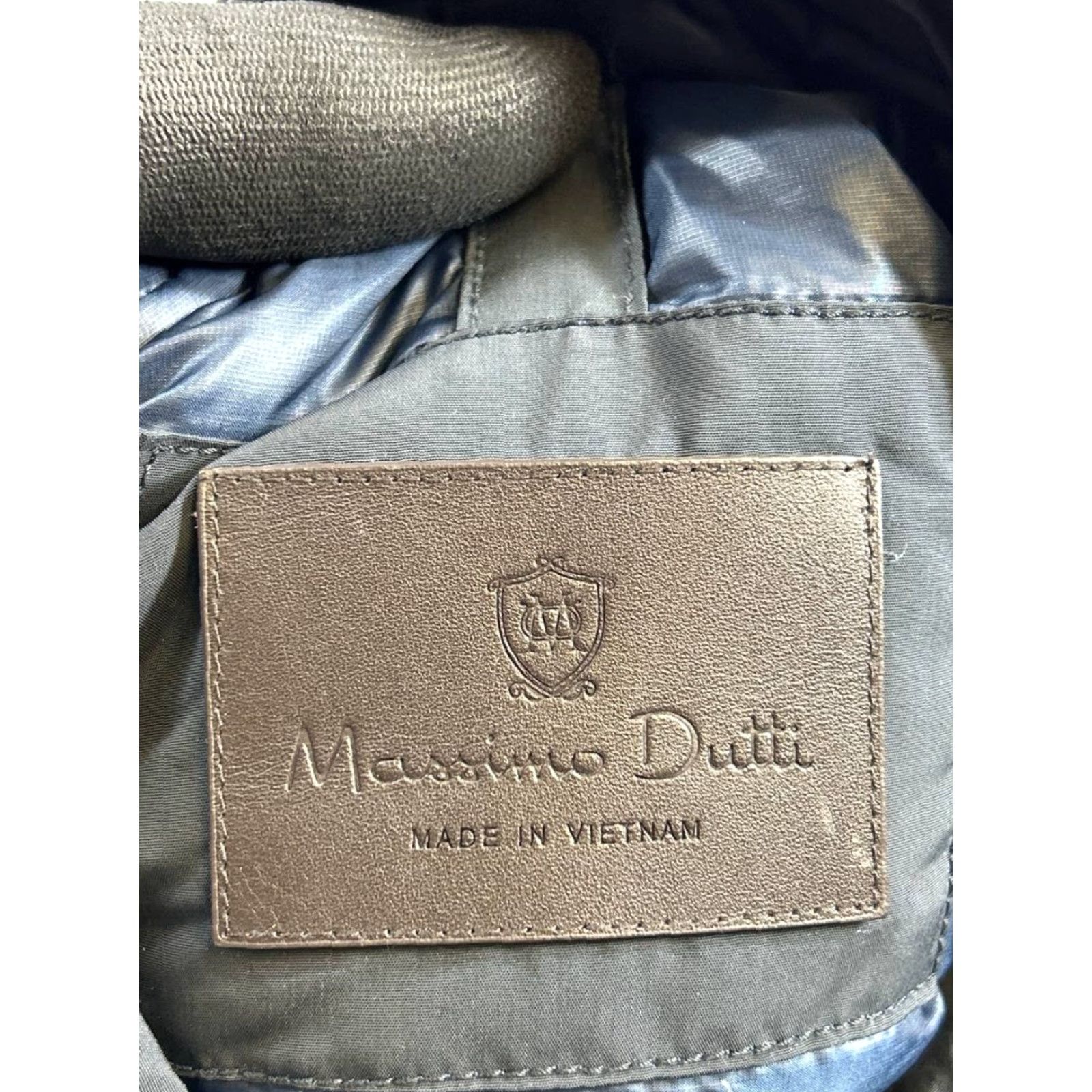 Massimo Dutti Massimo Dutti Jacket Womens Medium Blue Full Zip Size M / US 6-8 / IT 42-44 - 3 Thumbnail