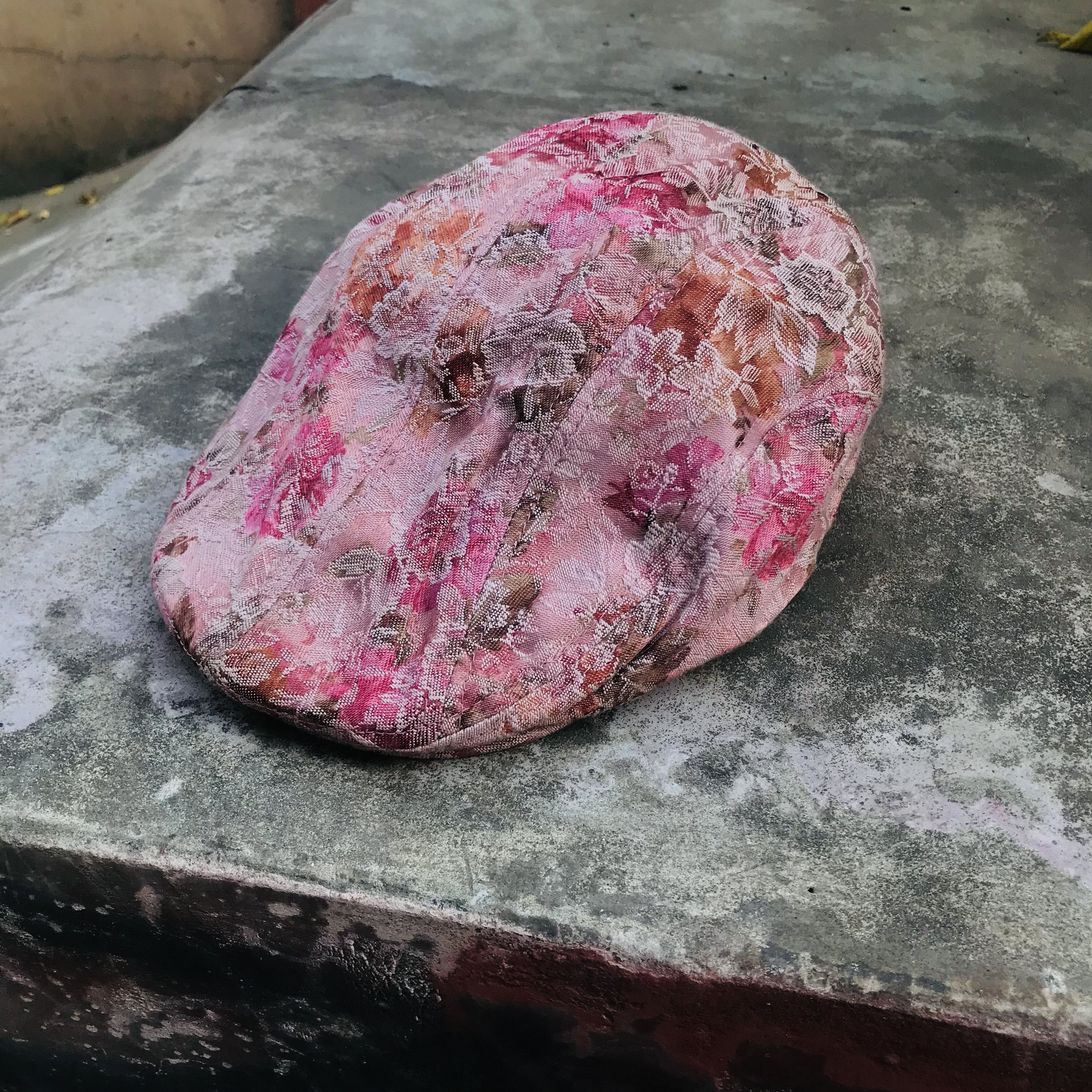 Vintage Vintage Japanese Floral Flat Hat Size ONE SIZE - 1 Thumbnail