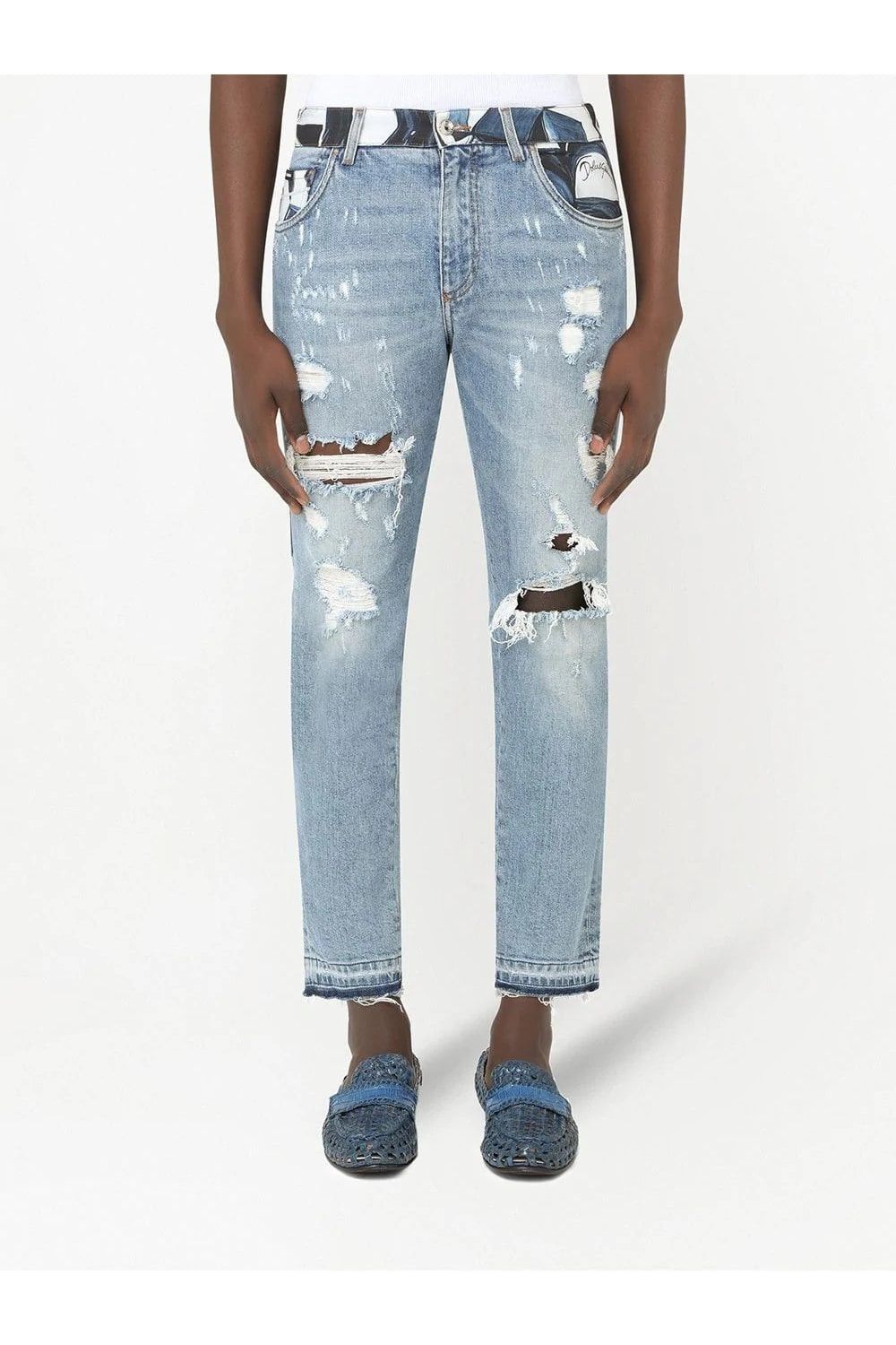 Dolce & Gabbana o1y0125 Jeans in Blue Size US 28 / EU 44 - 2 Thumbnail
