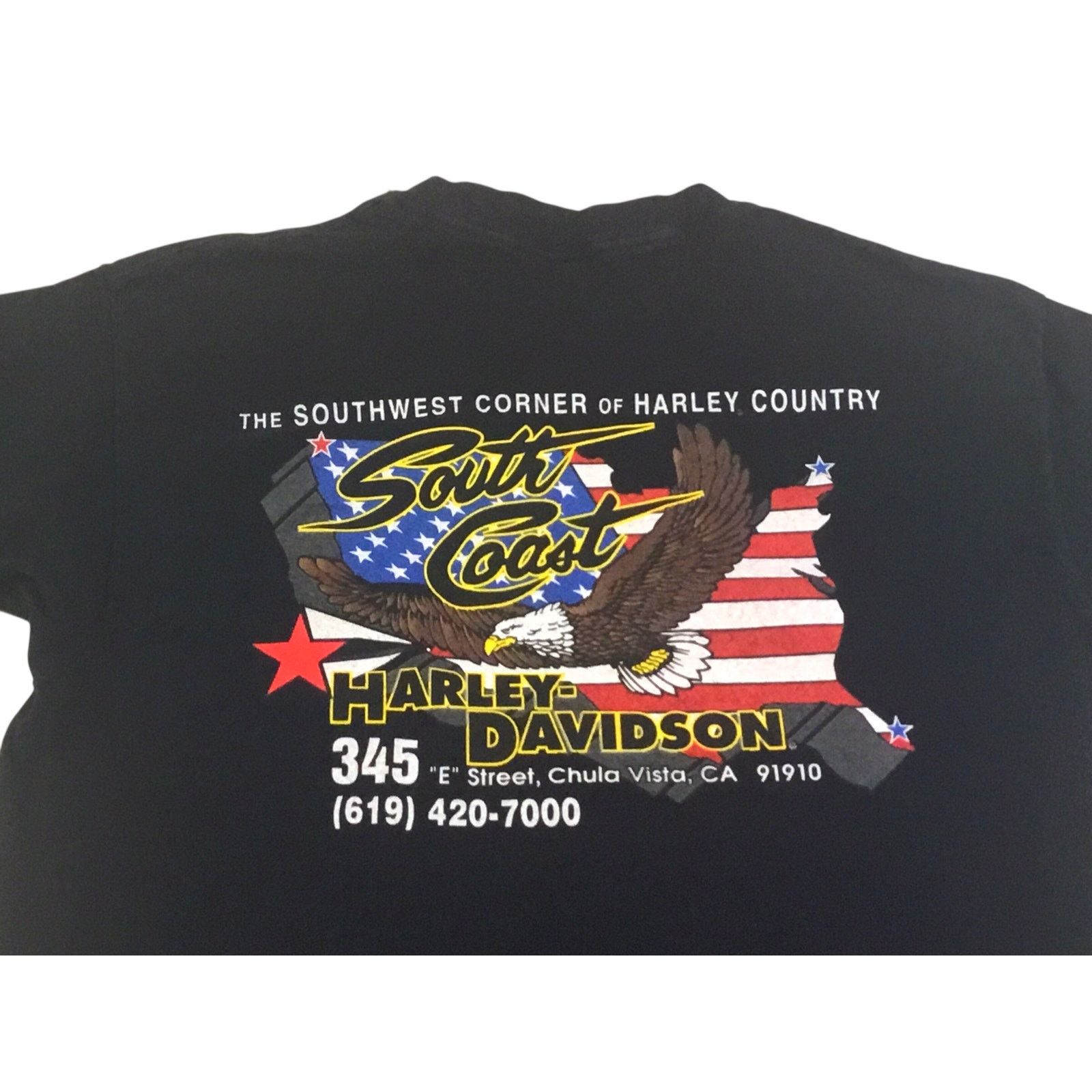 Harley Davidson Harley Davidson T-Shirt Chula Vista CA South Coast Large Size US L / EU 52-54 / 3 - 4 Thumbnail