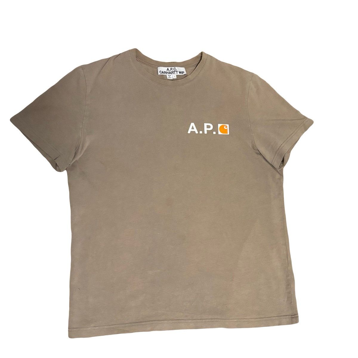 A.P.C. × Carhartt A.P.C. X Carhartt Fire T-Shirt khaki size large Size US L / EU 52-54 / 3 - 1 Thumbnail