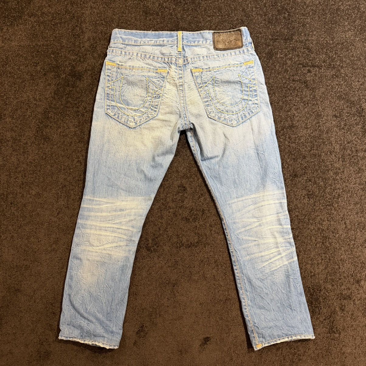 True Religion True religion usa light wash denim jeans rare Size US 33 - 1 Thumbnail