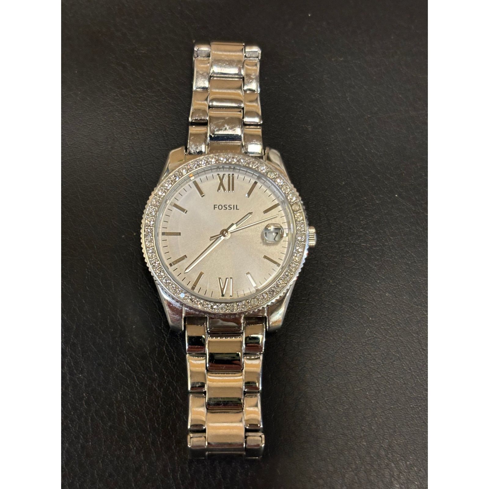 Fossil Fossil Scarlette ES4317 Silver Tone Women’s Watch! Size ONE SIZE - 3 Thumbnail
