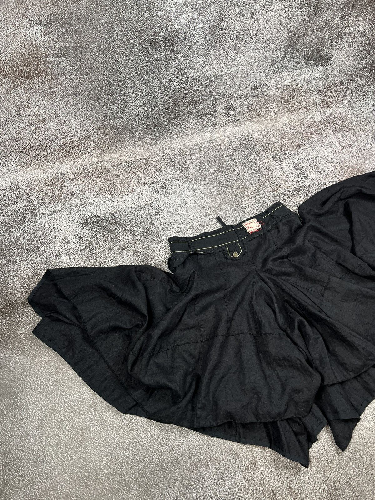 Marithe + Francois Girbaud Marithe Francois Girbaud Oversized batman linen skirt y2k Size 30" / US 8 / IT 44 - 2 Thumbnail