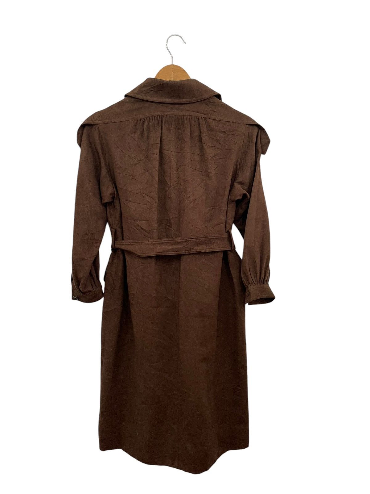 Yves Saint Laurent YVES SAINT LAURENT BROWN OVERCOAT JACKET WITH BELTED Size US S / EU 44-46 / 1 - 2 Thumbnail
