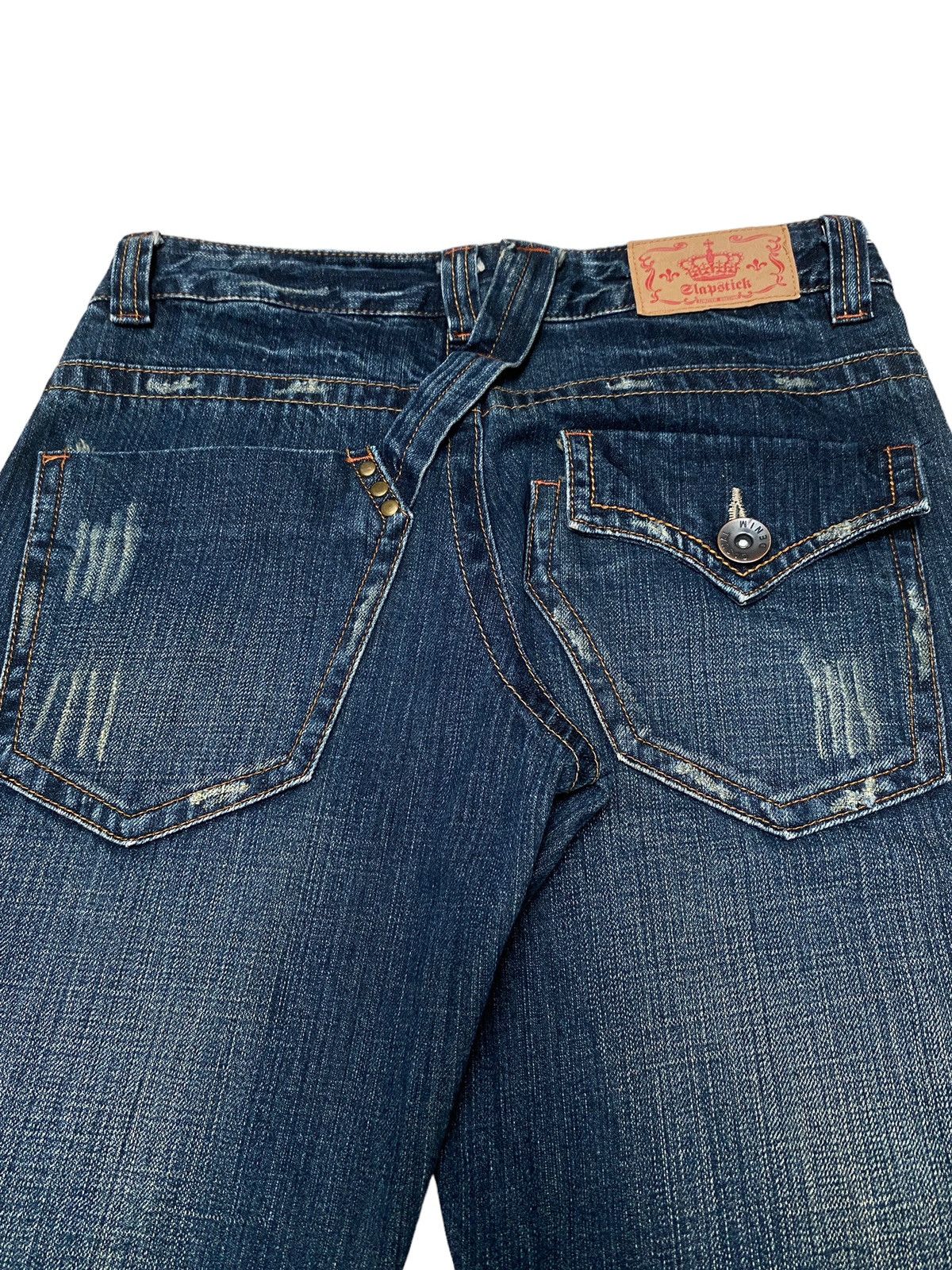 Japanese Brand × Vintage Vintage Japanese Brand Slap Stick Flared Jeans 1990s Size US 30 / EU 46 - 10 Thumbnail