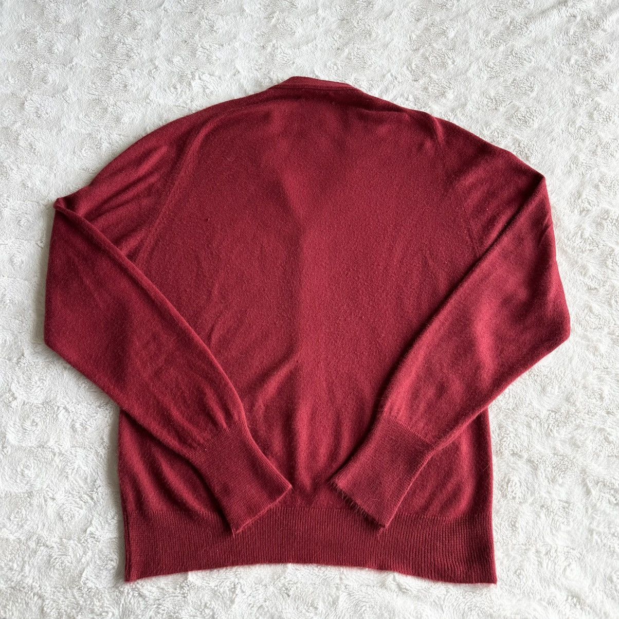 Lacoste Vintage Izod Lacoste Cardigan Sweater Men Medium Red Acrylic Size US M / EU 48-50 / 2 - 2 Thumbnail