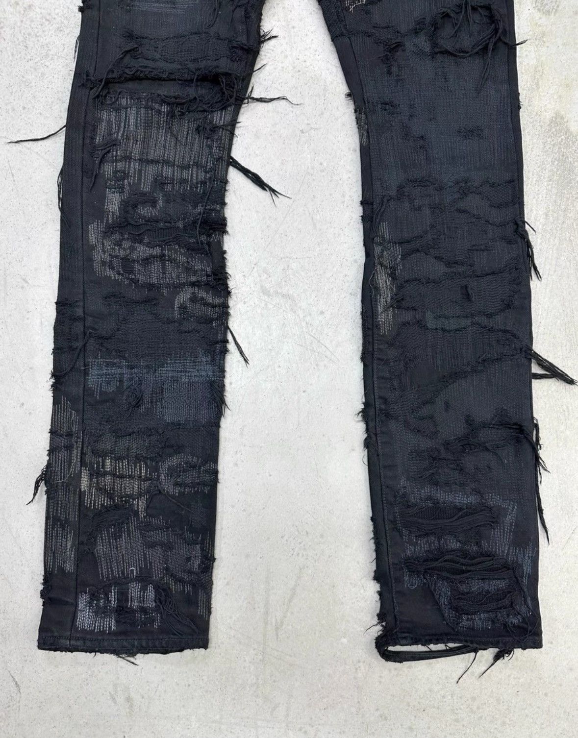 Undercover Undercover 85 Jeans AW05 Black Men 3 Size US 32 / EU 48 - 4 Thumbnail