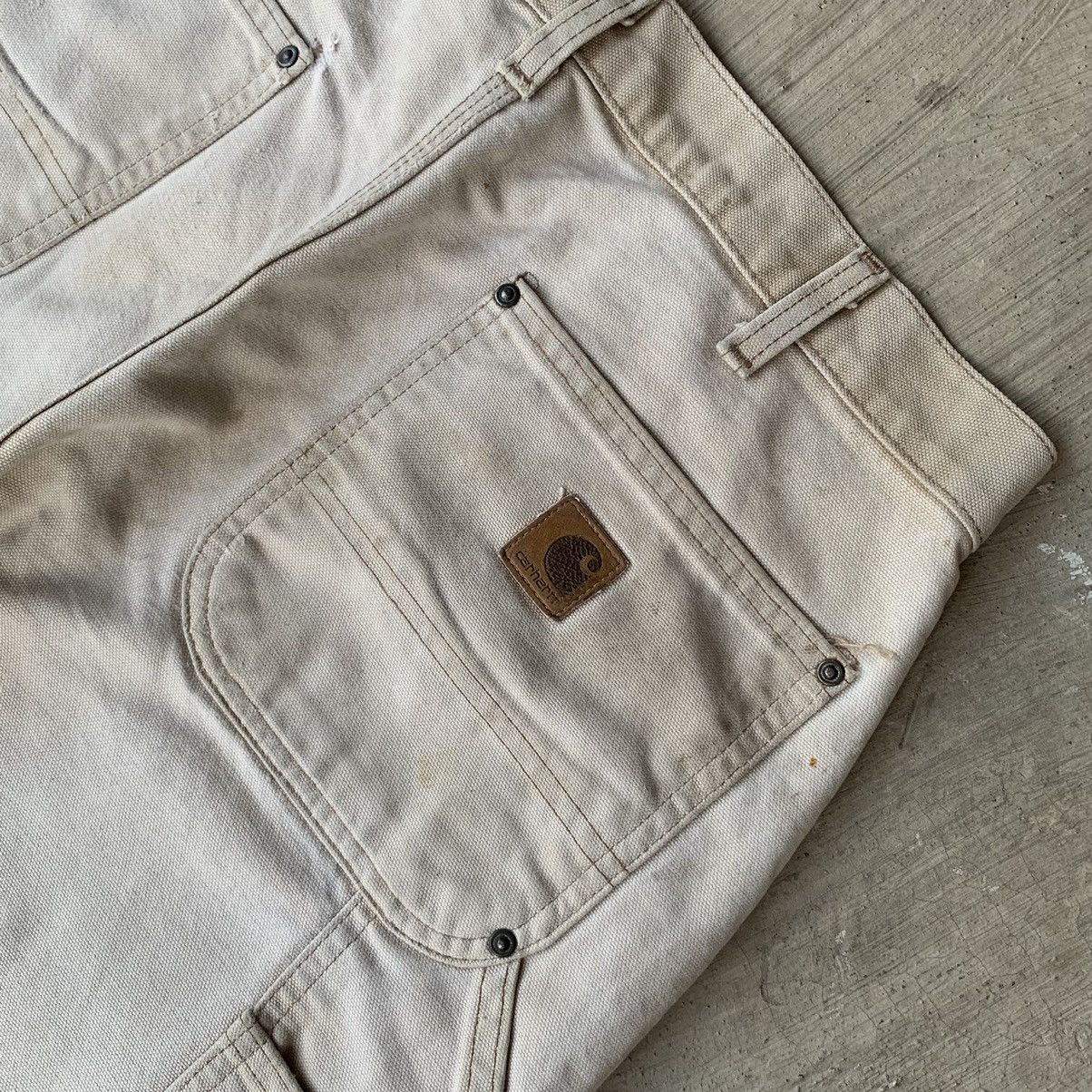 Carhartt Distressed Carhartt carpenter Double knee B136-BRN sun faded Size US 34 / EU 50 - 9 Thumbnail