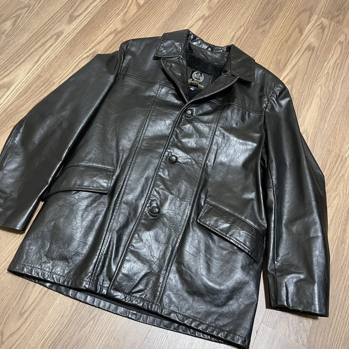 Other RARE Vintage 70s Aberdeen Leather Jacket Men's 40 Medium Size US M / EU 48-50 / 2 - 3 Thumbnail