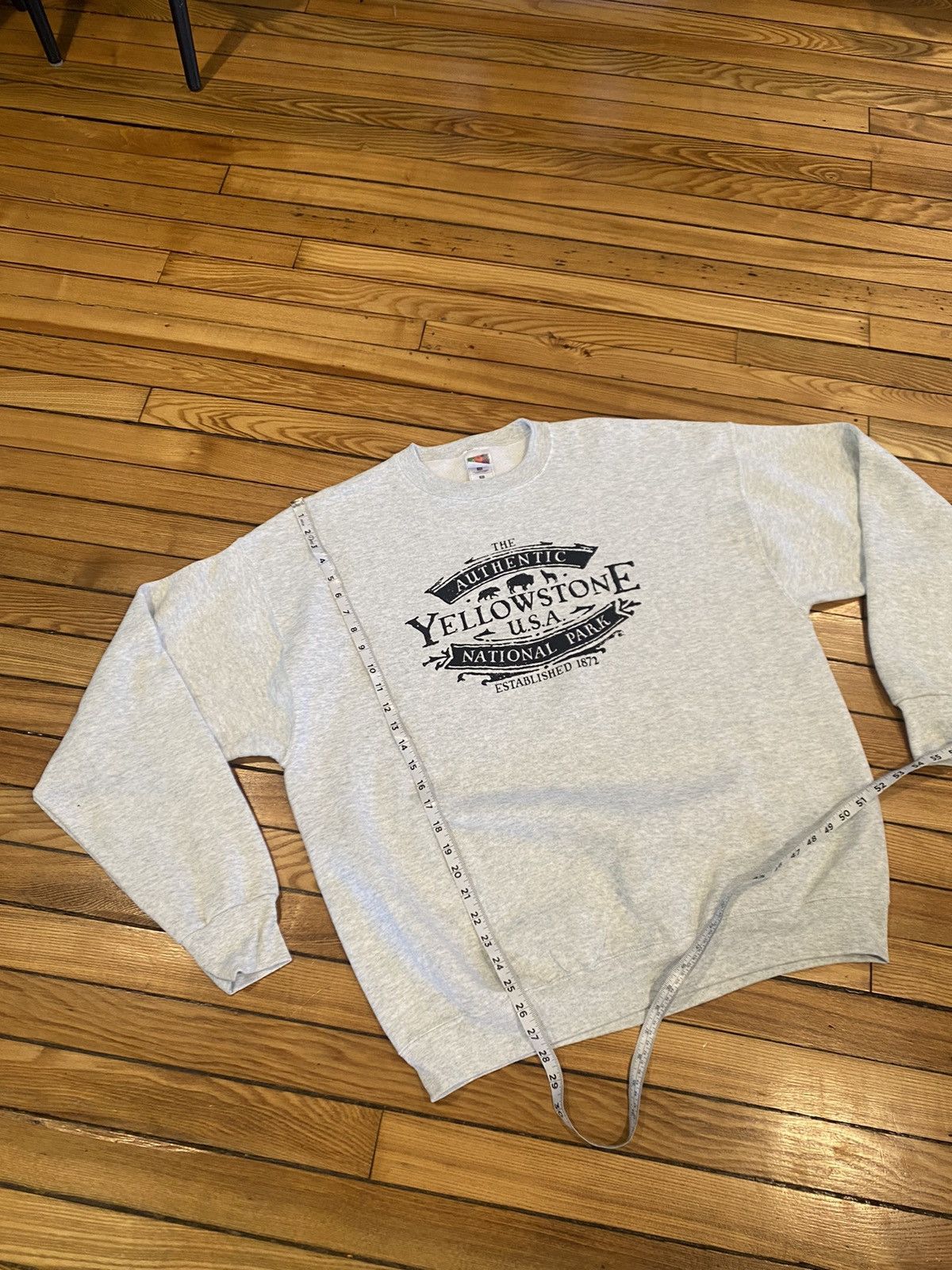 Vintage Vintage Yellowstone national park crewneck sweater xl Size US XL / EU 56 / 4 - 5 Thumbnail