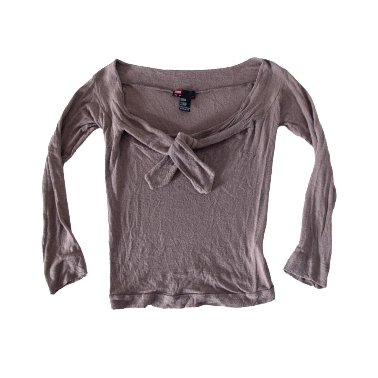 Diesel Brown Diesel Wool sweater top Size XS / US 0-2 / IT 36-38 - 1 Thumbnail