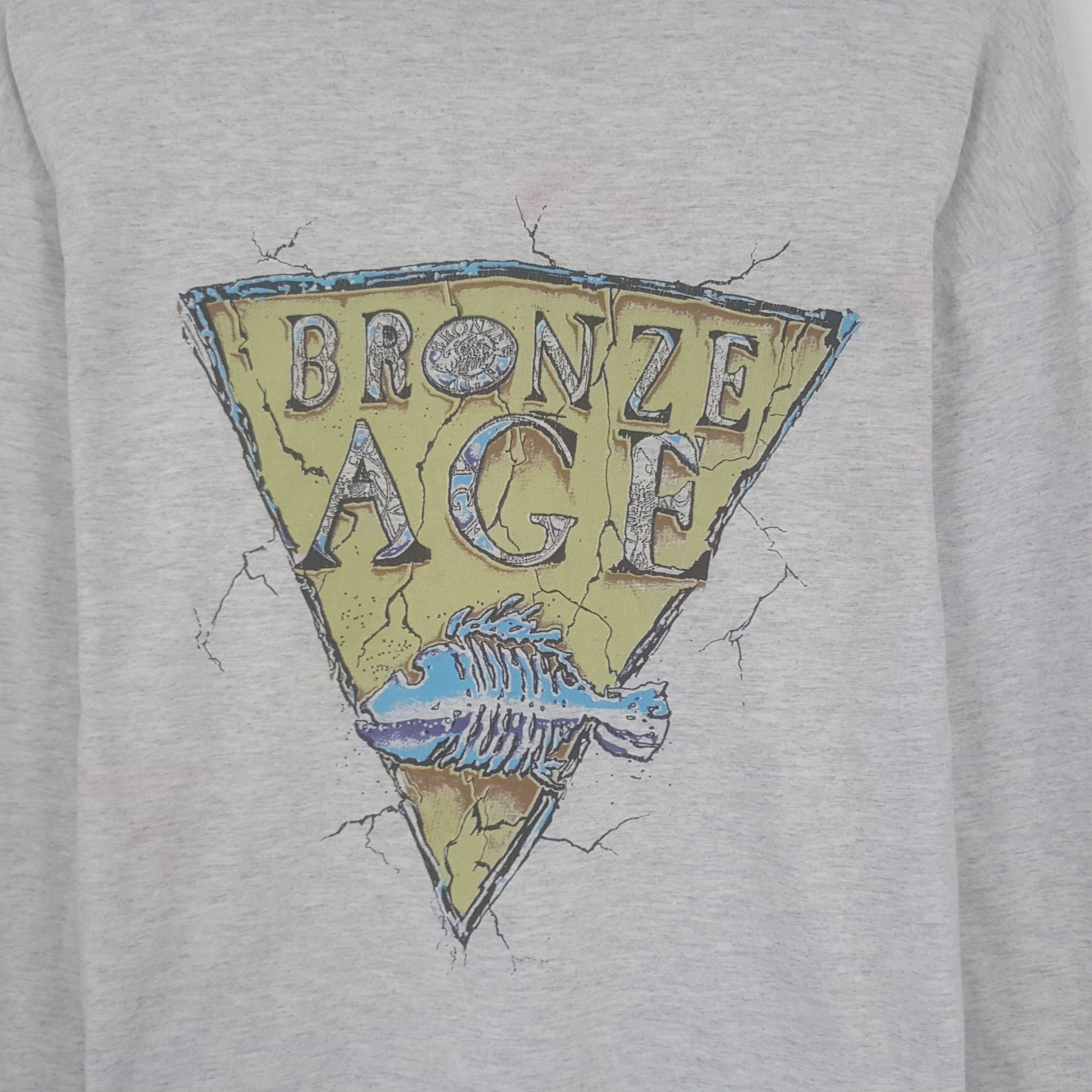 Japanese Brand × Vintage Vintage Bronze Age Rare Logo Tshirt Size US L / EU 52-54 / 3 - 2 Thumbnail