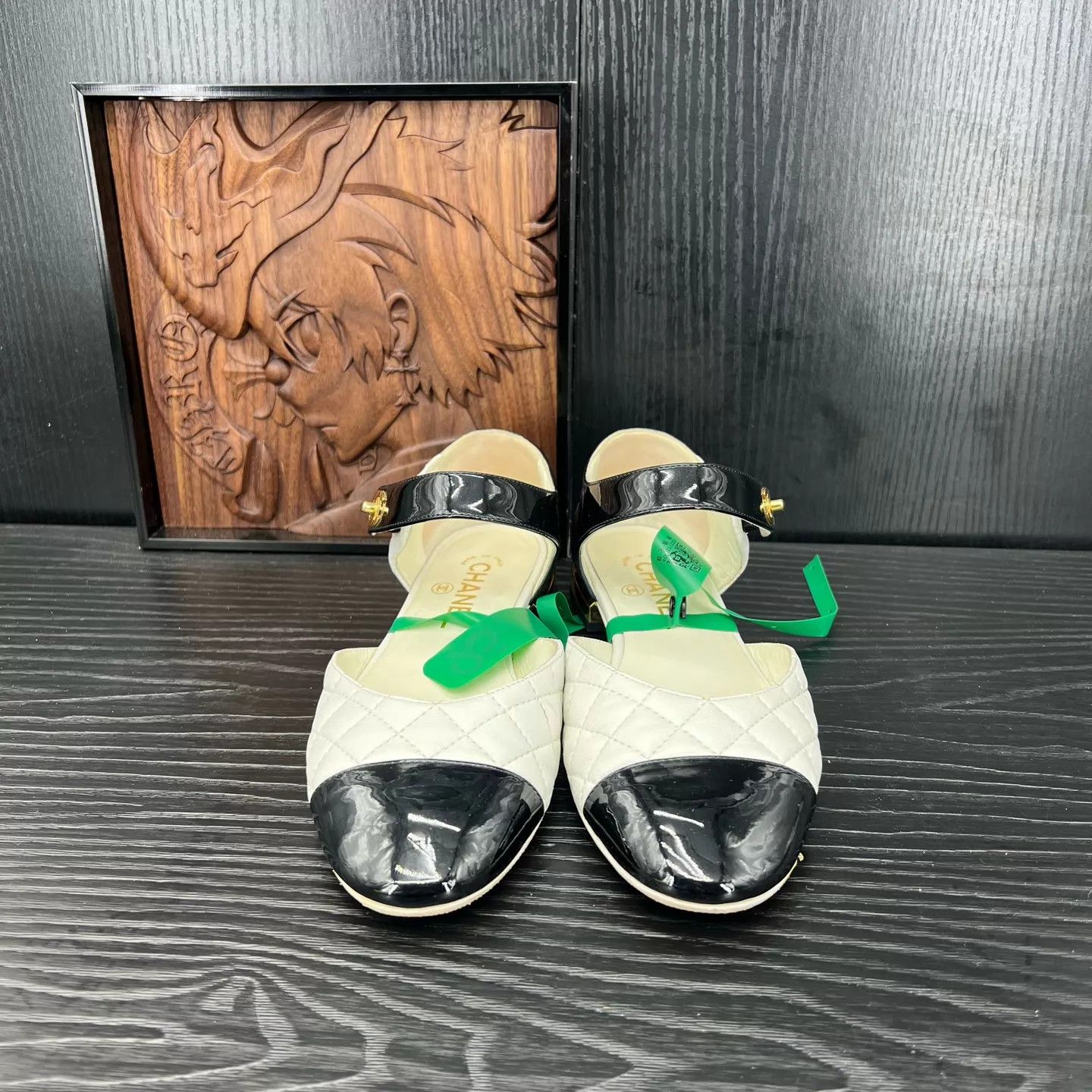 Chanel Chanel black and white ballet flats 36.5 Size US 6 / IT 36 - 4 Thumbnail
