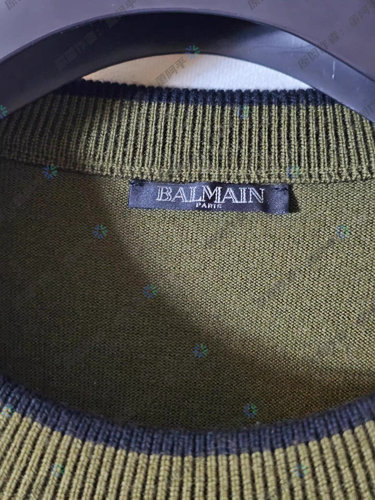 Balmain BALMAIN wool knit sweater Q4 Size US XL / EU 56 / 4 - 3 Thumbnail