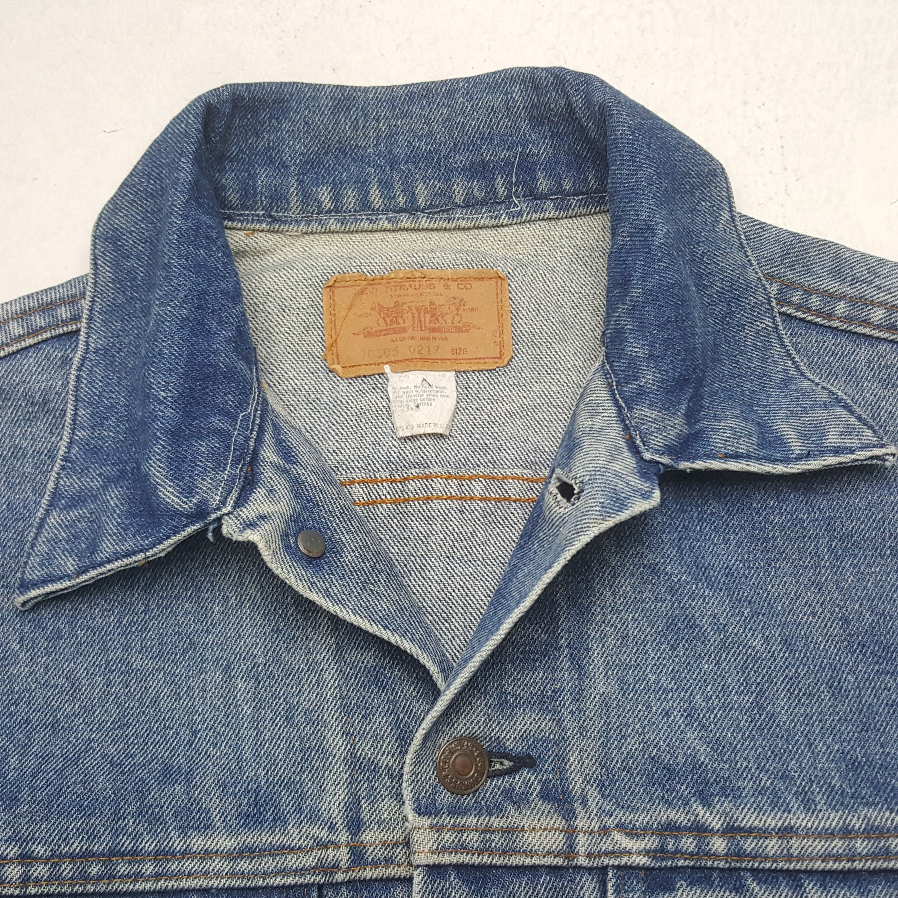 Levi's Vintage Levi's Strauss Denim Bikers Jacket Size US M / EU 48-50 / 2 - 4 Thumbnail