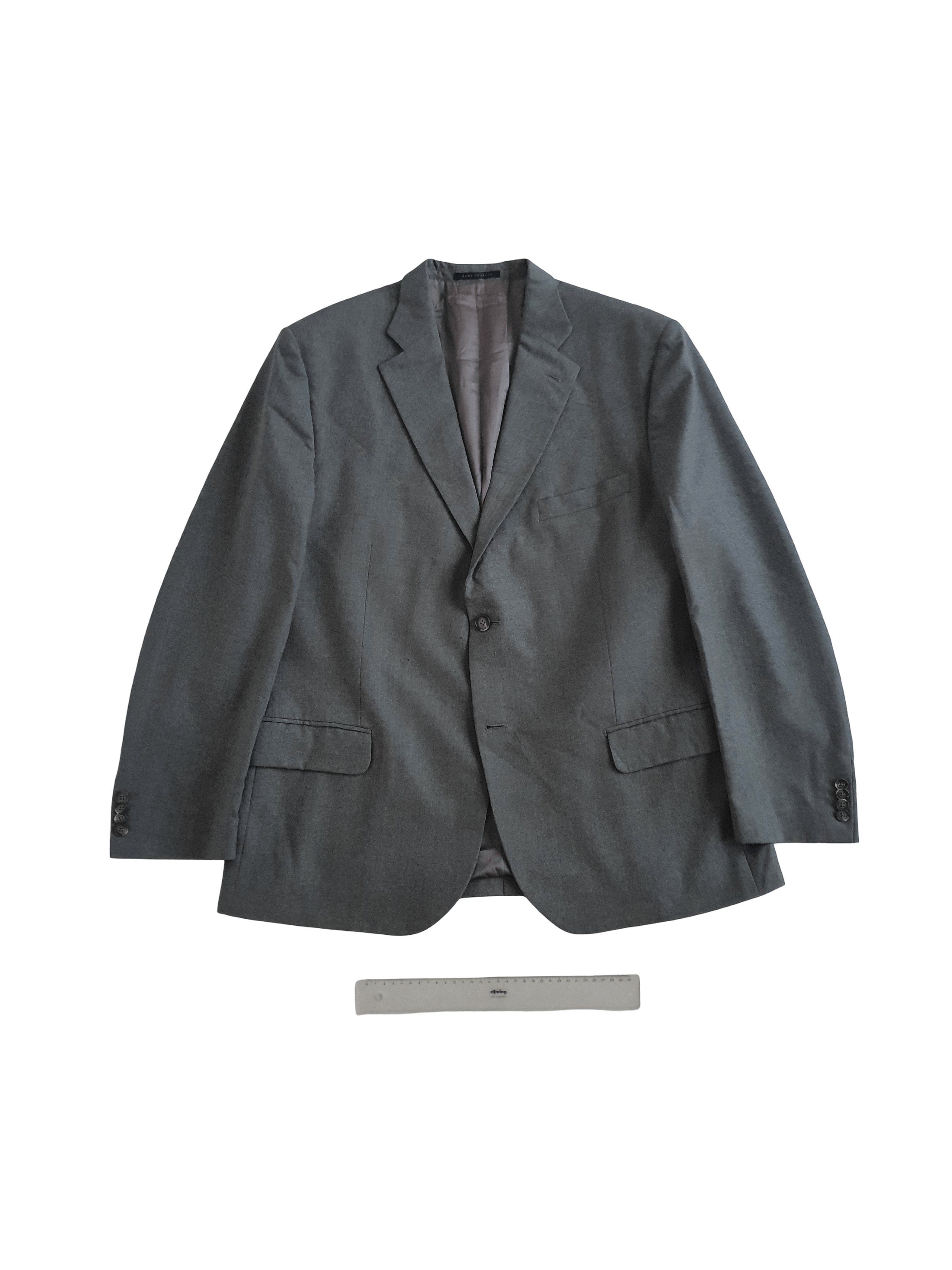 Lubiam Sports Coat Jacket - GUABELLO 120s Plain Weave - EU 58 Size 48R - 1 Thumbnail