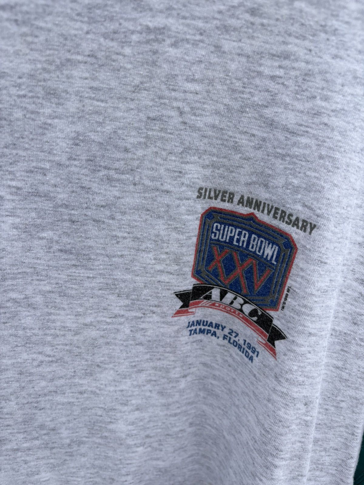NFL × Vintage 1991 ABC Sports Super Bowl XXV Bills Vs Redskins T-Shirt Size US XL / EU 56 / 4 - 3 Thumbnail