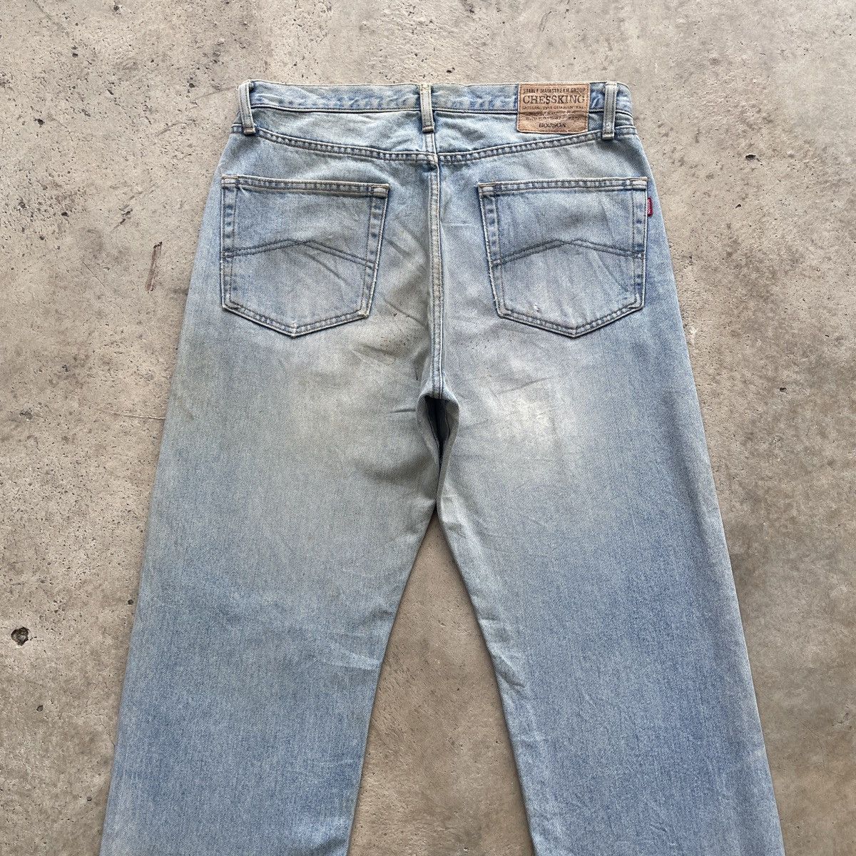 Japanese Brand Vintage Bobson Japan Jeans Faded Distressed Denim Pants W33 Size US 33 - 9 Thumbnail