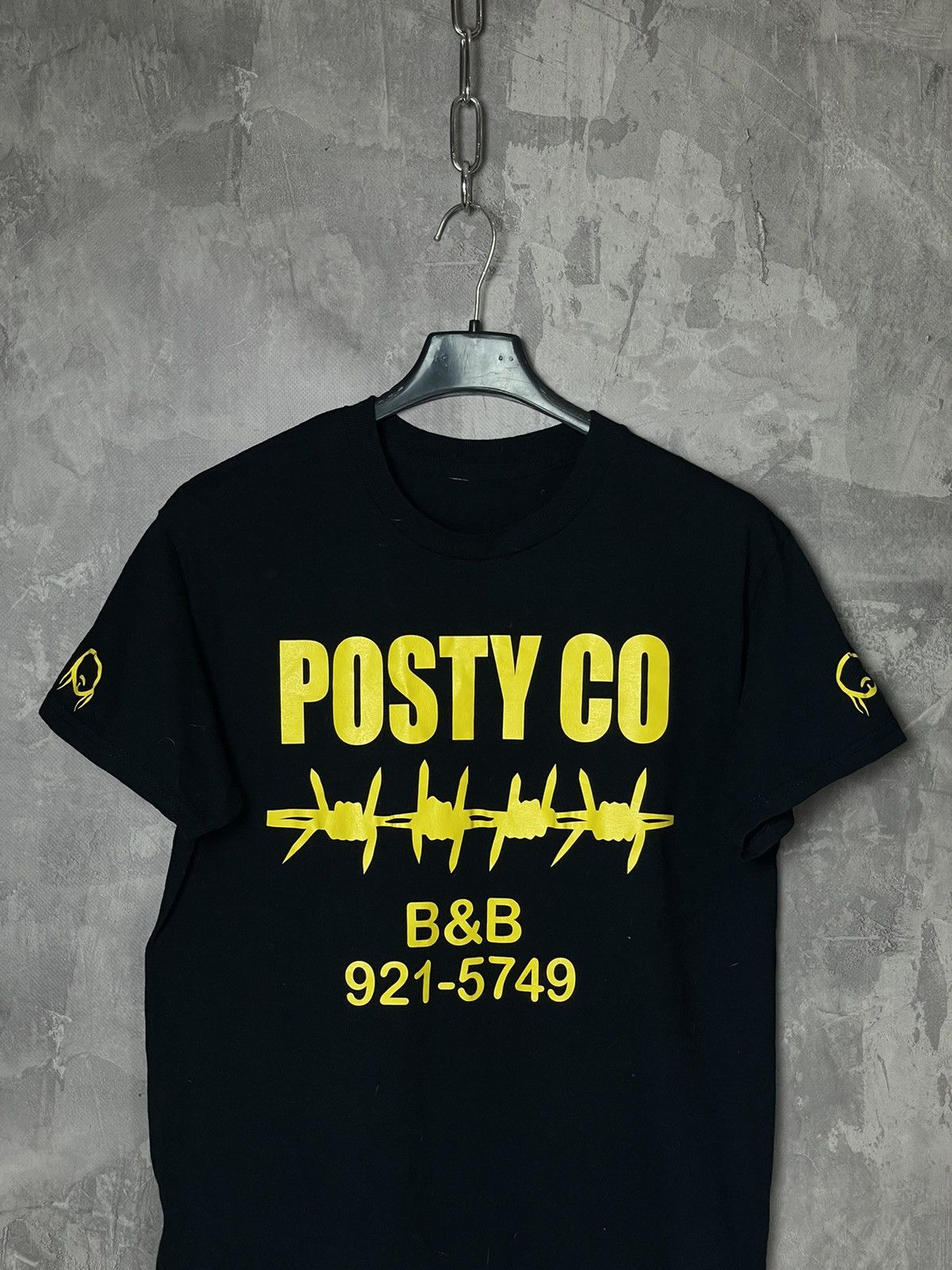 Band Tees × Rap Tees Post Malone Mugshot Posty Co Tour Black T shirt S Size US S / EU 44-46 / 1 - 2 Thumbnail