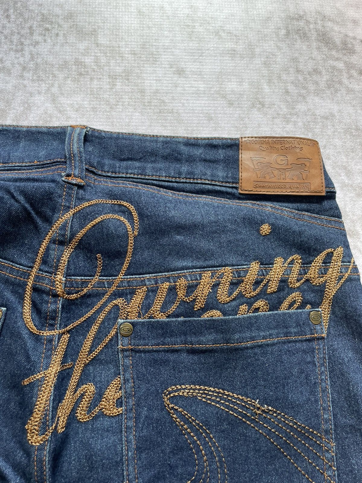Hysteric Glamour × If Six Was Nine × Le Grande Bleu (L.G.B.) 2000s gotcha surf japan poem embroidery denim y2k style Size US 30 / EU 46 - 8 Thumbnail