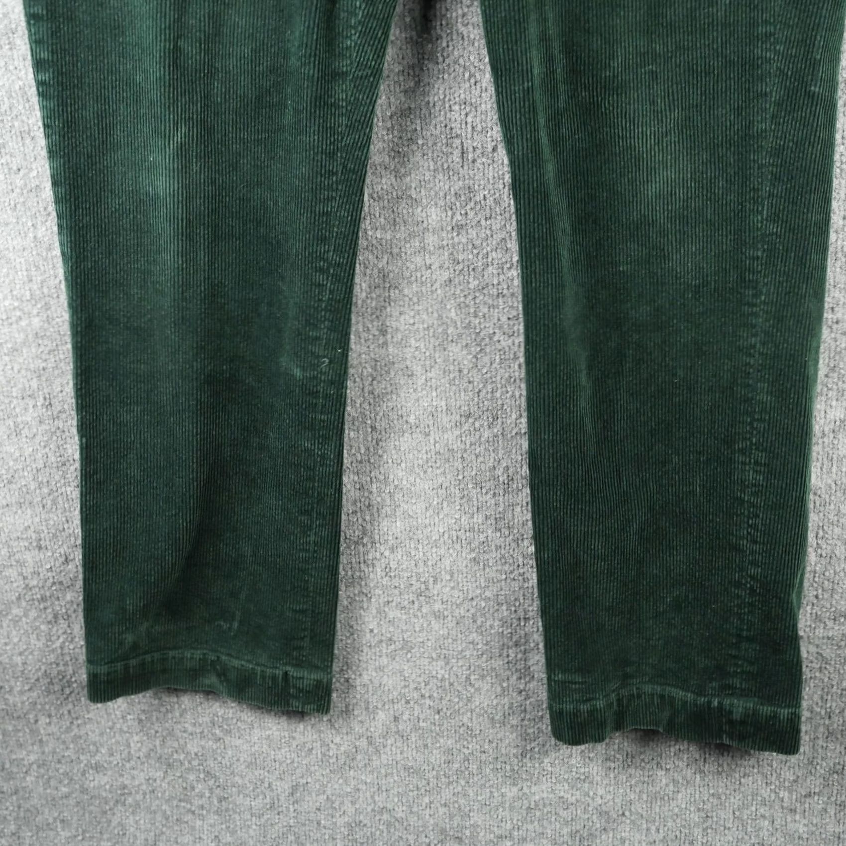 Polo Ralph Lauren Ralph Lauren Pants Mens 33x32 Green Corduroy Stretch Classic Fit Chino Ivy Prep Size US 33 - 3 Thumbnail