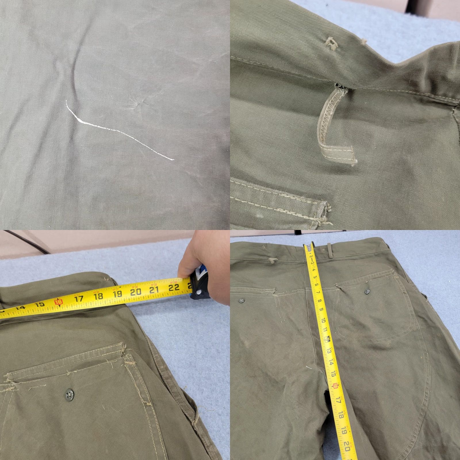 Vintage VINTAGE Red Head Brand Pants Mens Large Brown Canvas Hunting Field Cuffed Green Pockets Size US 39 - 8 Thumbnail