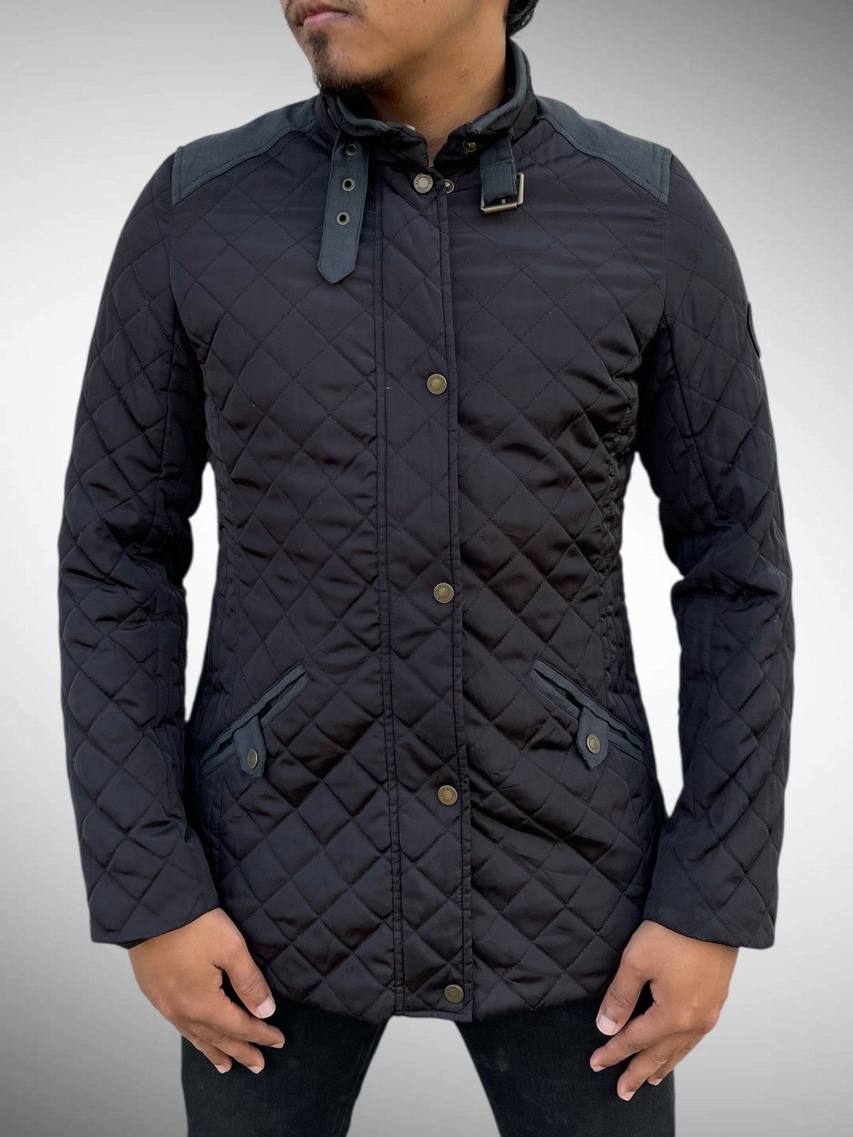Polo Ralph Lauren Ralph Lauren Black Full-Prints Lining Quilted Jacket Size US S / EU 44-46 / 1 - 1 Thumbnail