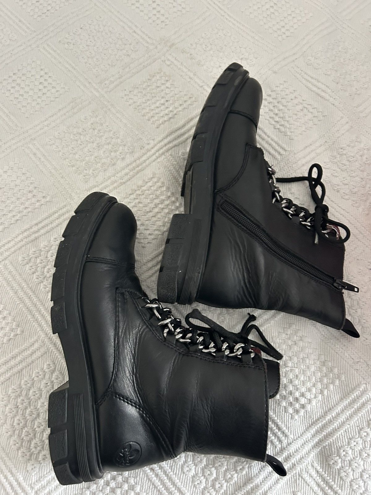 Rieker Cute grungy leather boots Size US 6 / IT 36 - 4 Thumbnail