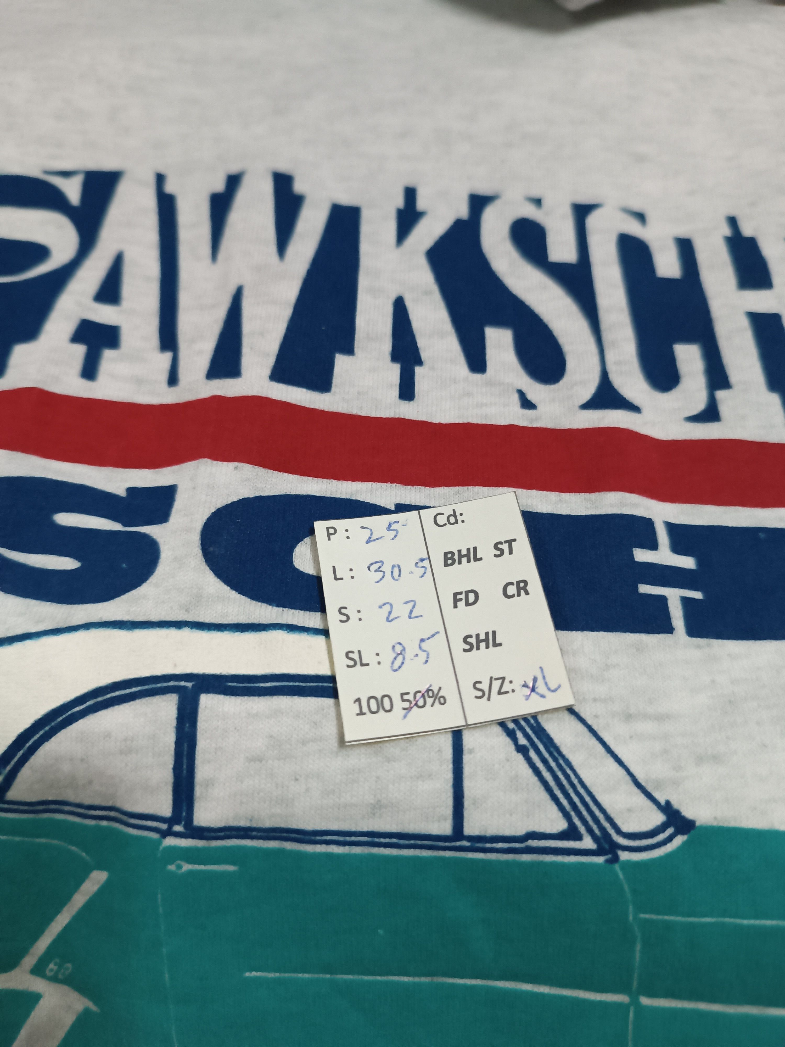 Vintage VINTAGE 90'S DAS AWKSCHT FESCHT HOT ROD CLASSIC CAR TEE Size US XL / EU 56 / 4 - 14 Thumbnail