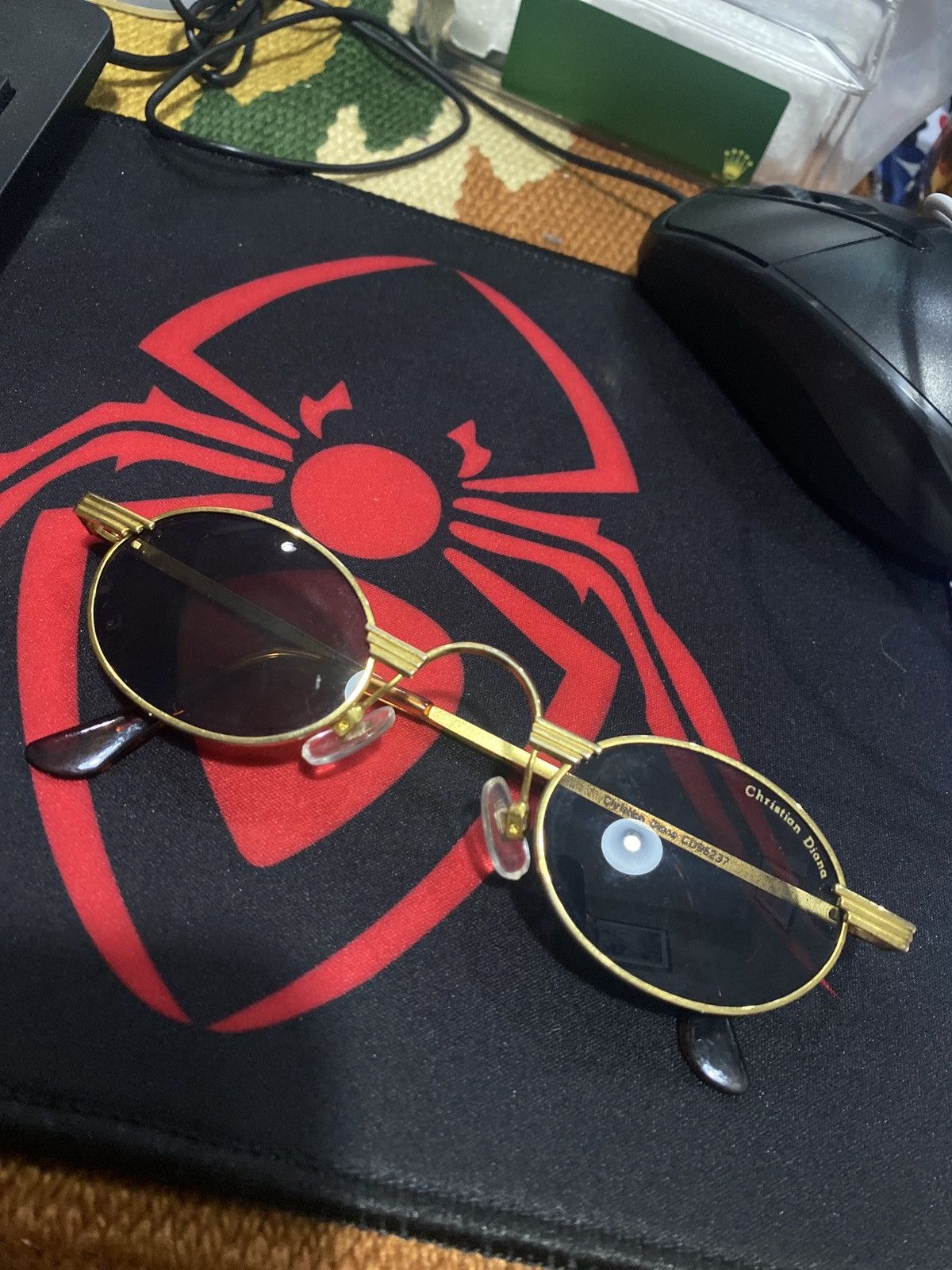 Designer × Vintage Vintage 90s Christian Diana sunglasses Size ONE SIZE - 6 Thumbnail