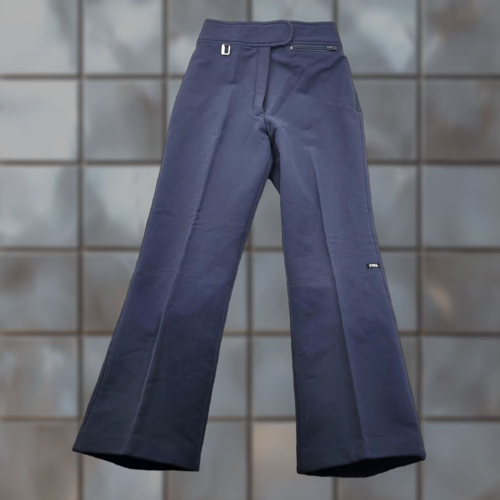 Vintage VINTAGE FERA Ski Pants Womens 8R Gray Wool Blend Bootcut Snow Gaiters Stretch Zip Pocket Size 30" / US 8 / IT 44 - 1 Thumbnail