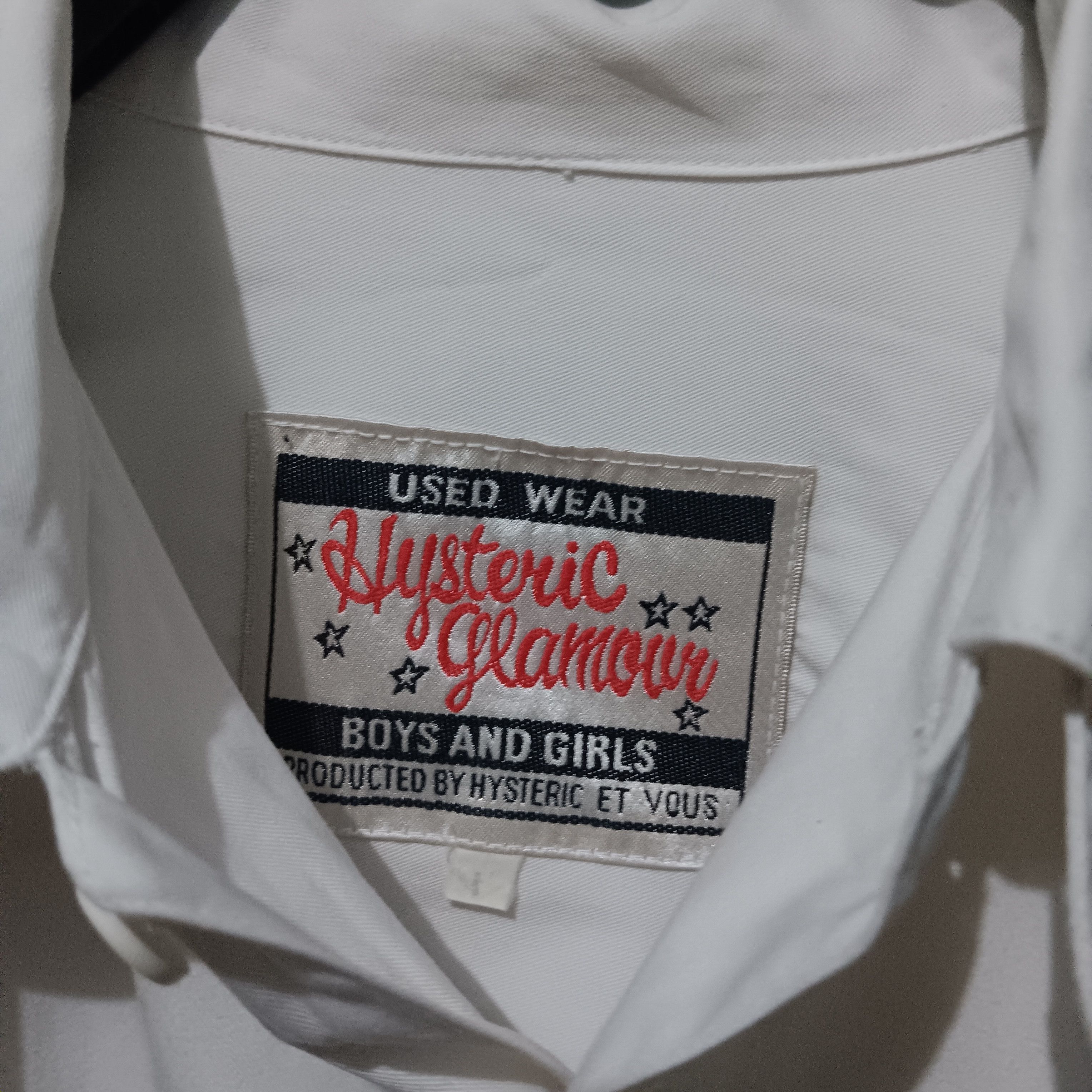 Hysteric Glamour × Japanese Brand Hysteric glamour oversize shirt button Size L / US 10 / IT 46 - 3 Thumbnail
