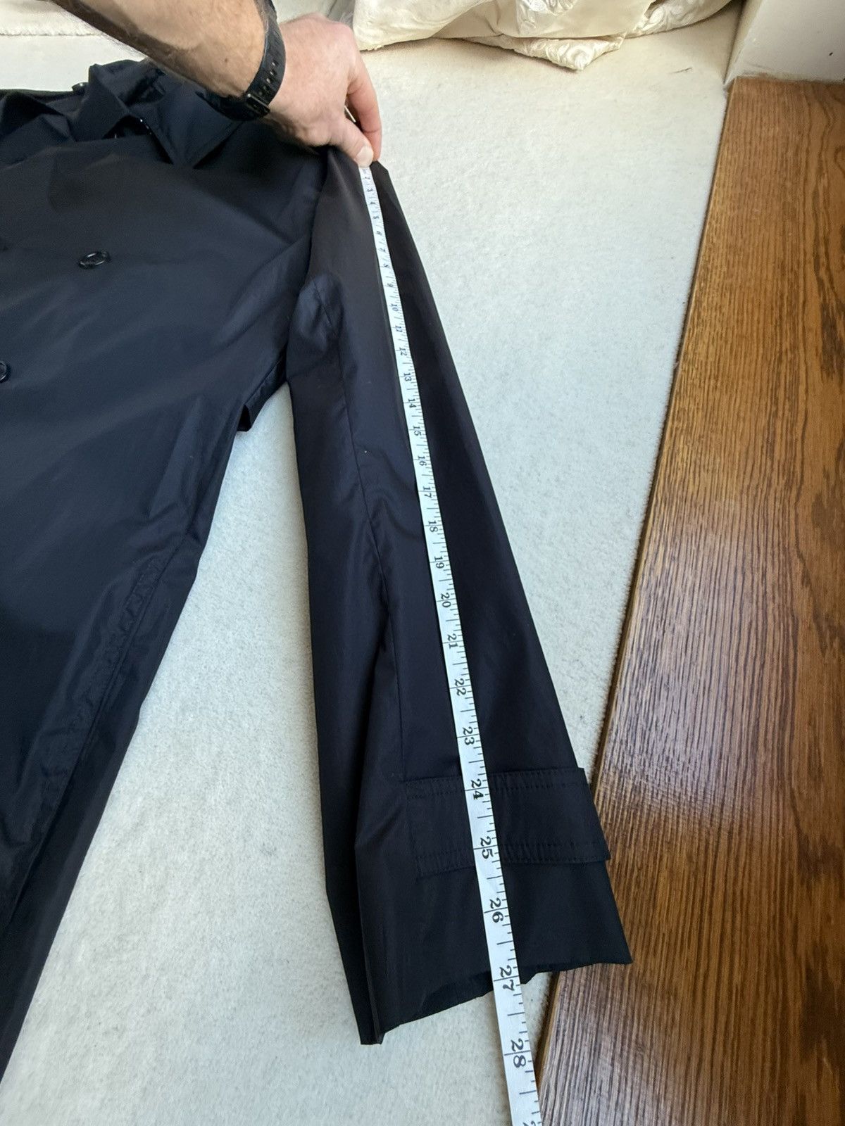 Dior SS10 RARE Dior Homme black mac coat jacket KVA 56 GRAIL Size US XL / EU 56 / 4 - 6 Thumbnail