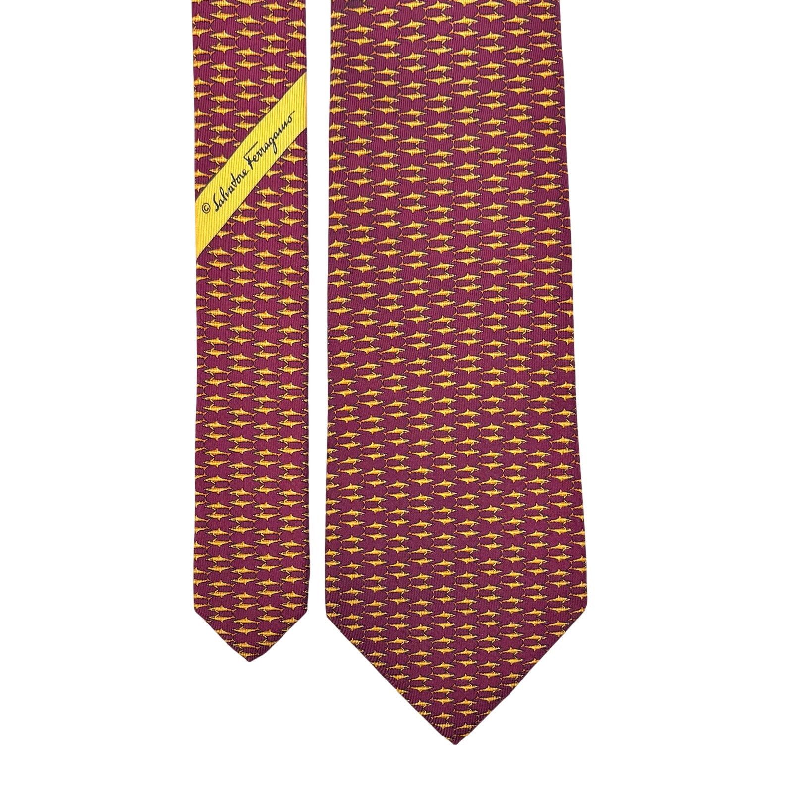 Salvatore Ferragamo Salvatore Ferragamo ‘Shark’ Tie Size ONE SIZE - 1 Thumbnail