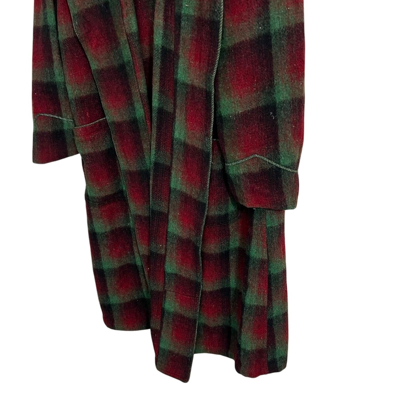 Vintage VINTAGE 40S Grenville Fabric Heavy Wool Blanket Plaid Jacket Size US L / EU 52-54 / 3 - 4 Thumbnail