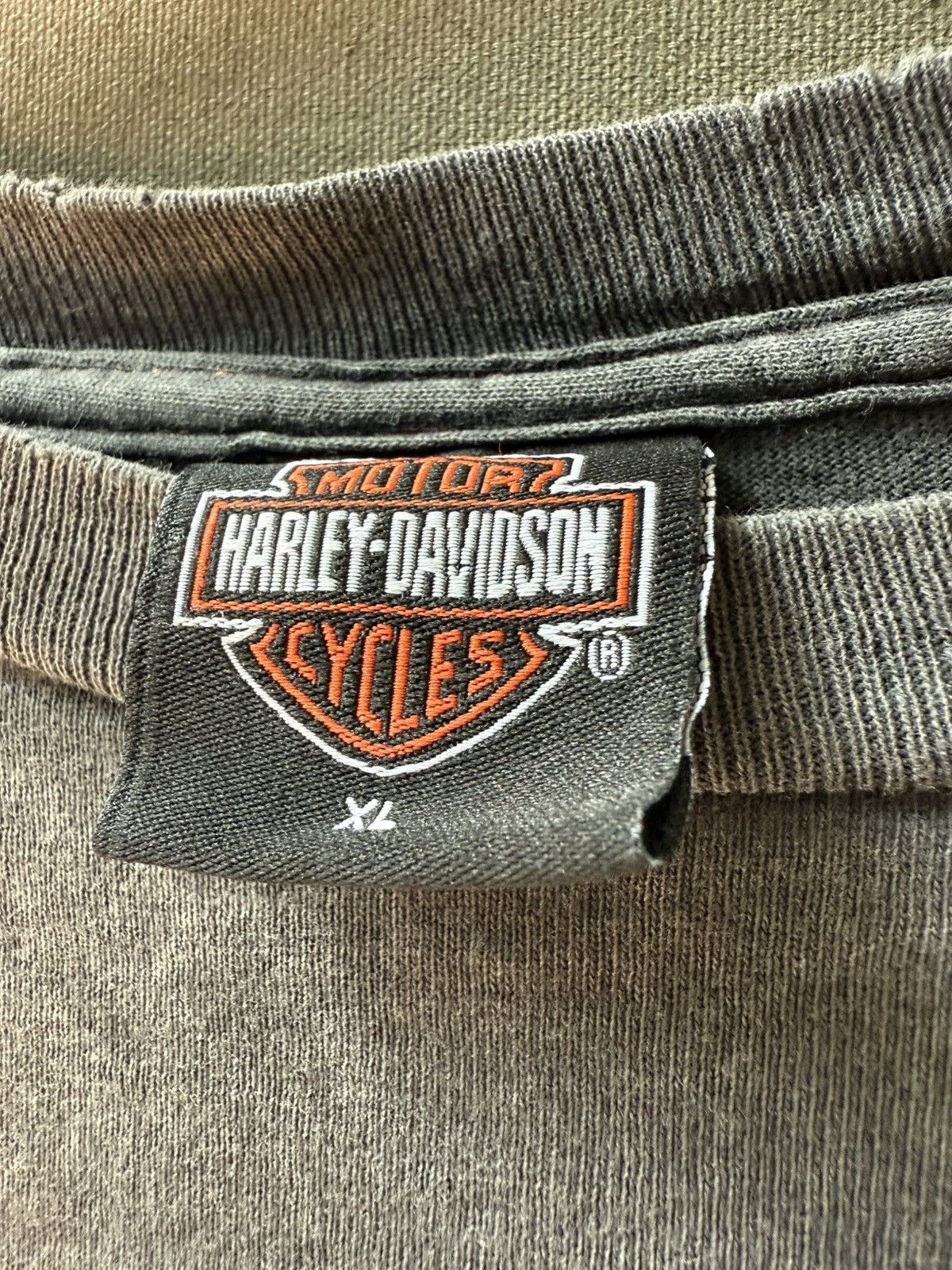 Harley Davidson Harley Davidson Perfecty Trashed vintage longsleeve Size US XL / EU 56 / 4 - 7 Thumbnail