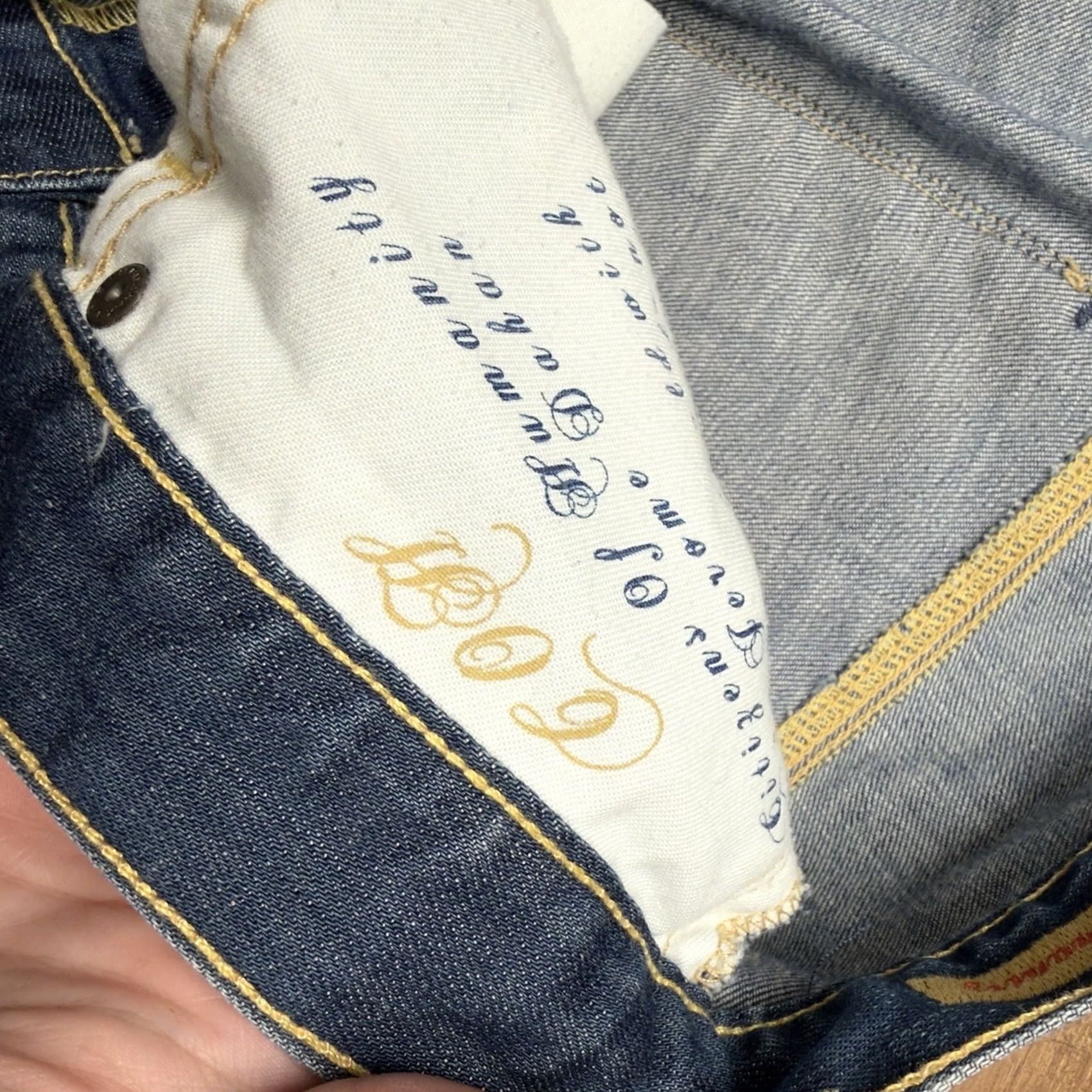 Citizens Of Humanity Citizens of Humanity Evans Jeans Men 38X31 Blue Denim Relaxed Button Fly 5-Pocket Regular In USA Vintage No USA City Classic Size US 38 / EU 54 - 6 Thumbnail