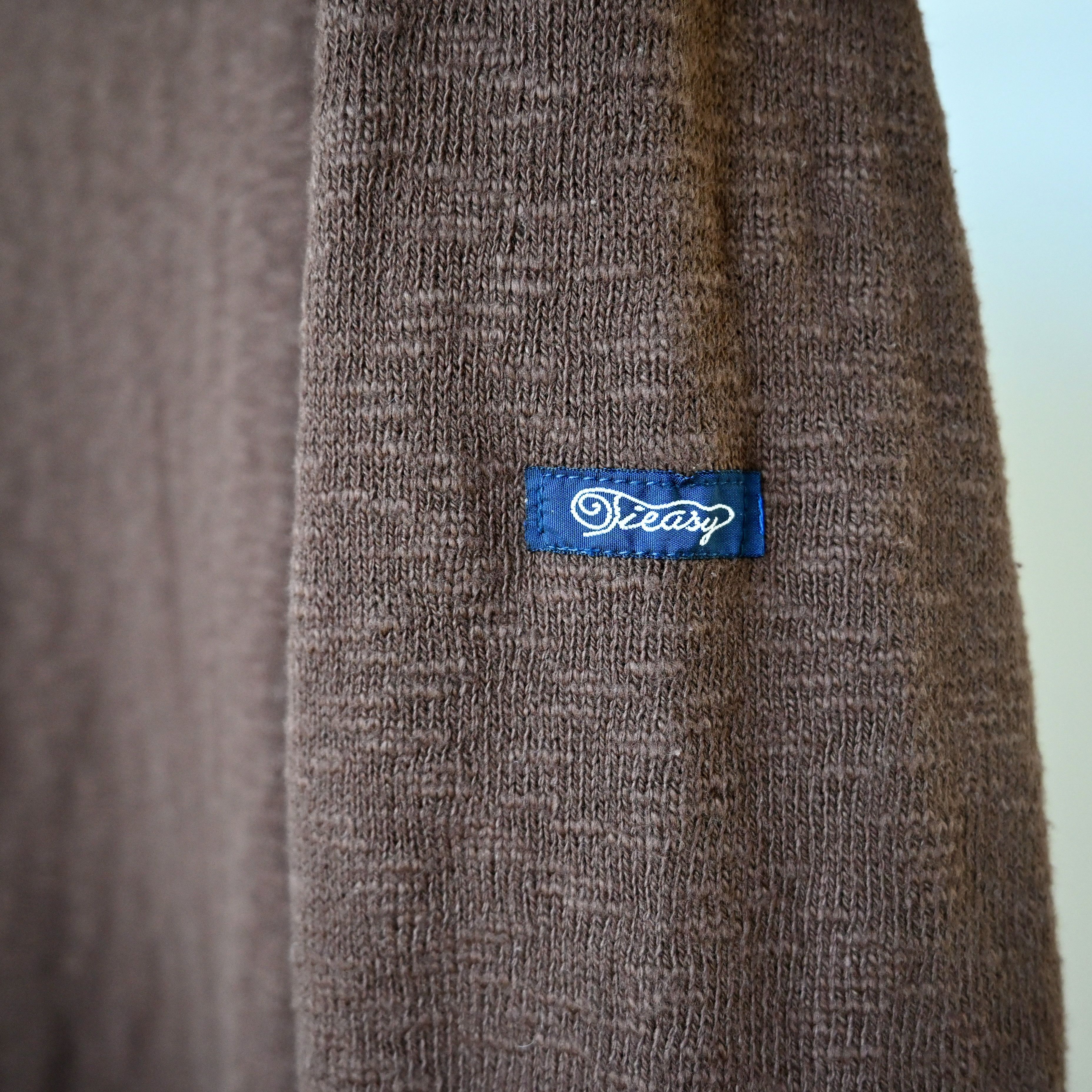 Japanese Brand Tieasy te001 heavyweight slub boatneck shirt, made in Japan Size US M / EU 48-50 / 2 - 7 Thumbnail