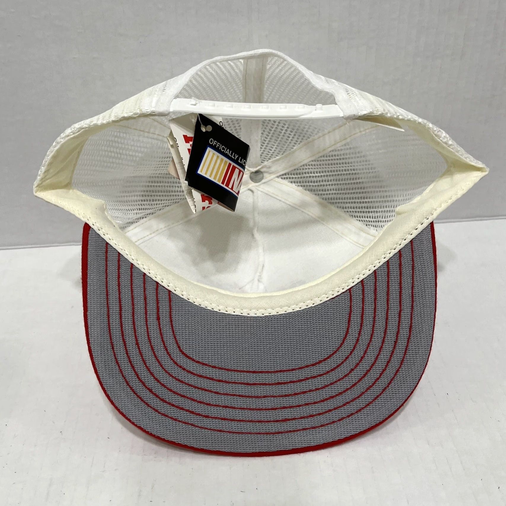 NASCAR VINTAGE Daytona 500 Hat Cap Snap Back NASCAR Winston Cup White One Size Mens 90s USA Size ONE SIZE - 7 Thumbnail