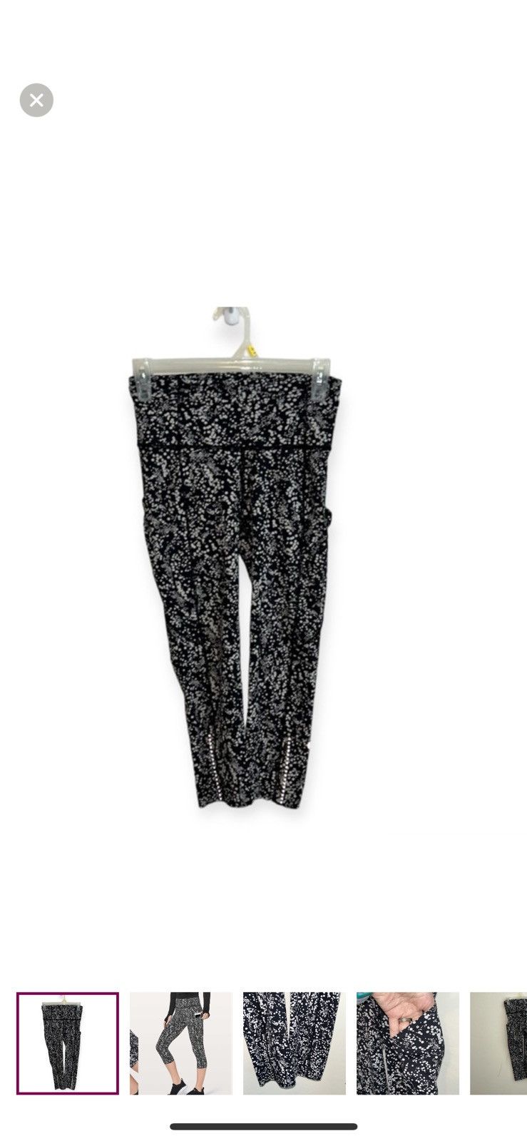 Lululemon Lululemon fast and free crop II leggings size 4 Size 27" / US 4 / IT 40 - 1 Thumbnail