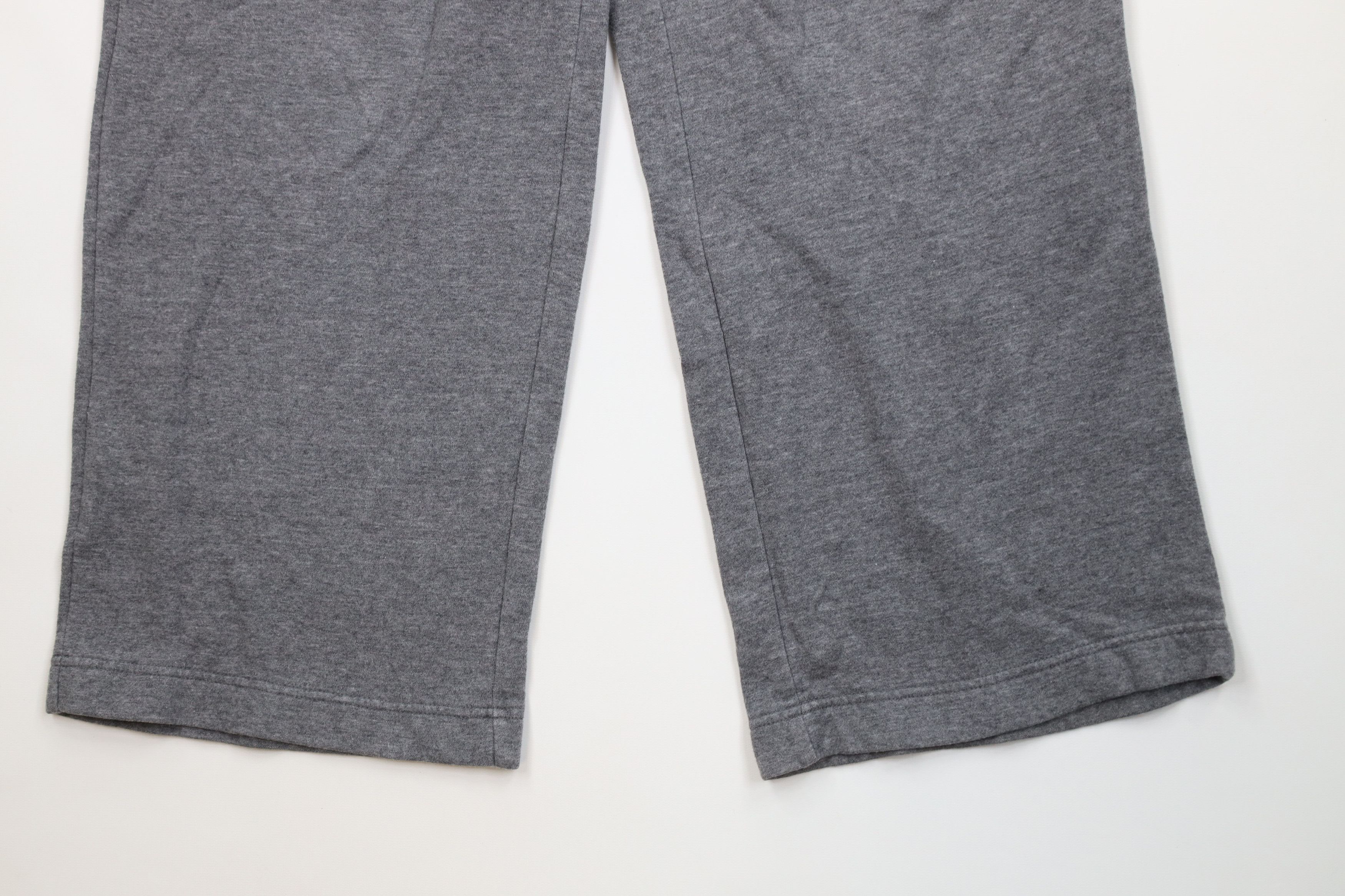 Nike Vintage Nike Mini Swoosh Wide Leg Sweatpants Pants Gray Size US 34 / EU 50 - 4 Thumbnail