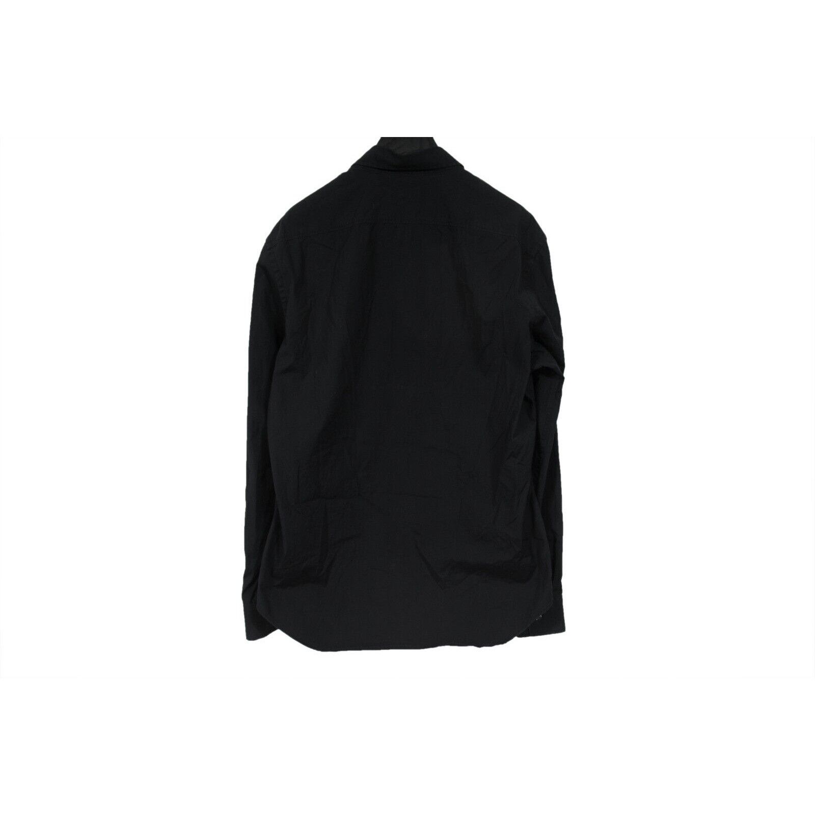 Burberry Burberry Brit Button Down Shirt Black Stretch Cotton - 02447 Size US M / EU 48-50 / 2 - 2 Thumbnail