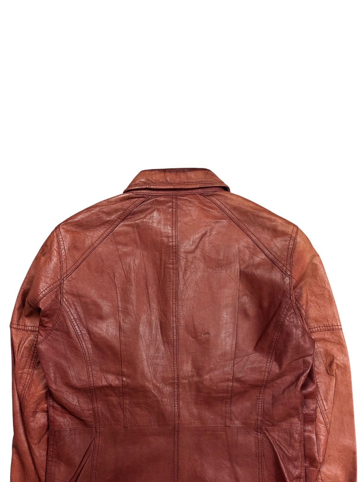 Ekam 2000s Nicole Club - Red Blood Vkei Style Leather Jacket Size US M / EU 48-50 / 2 - 9 Thumbnail