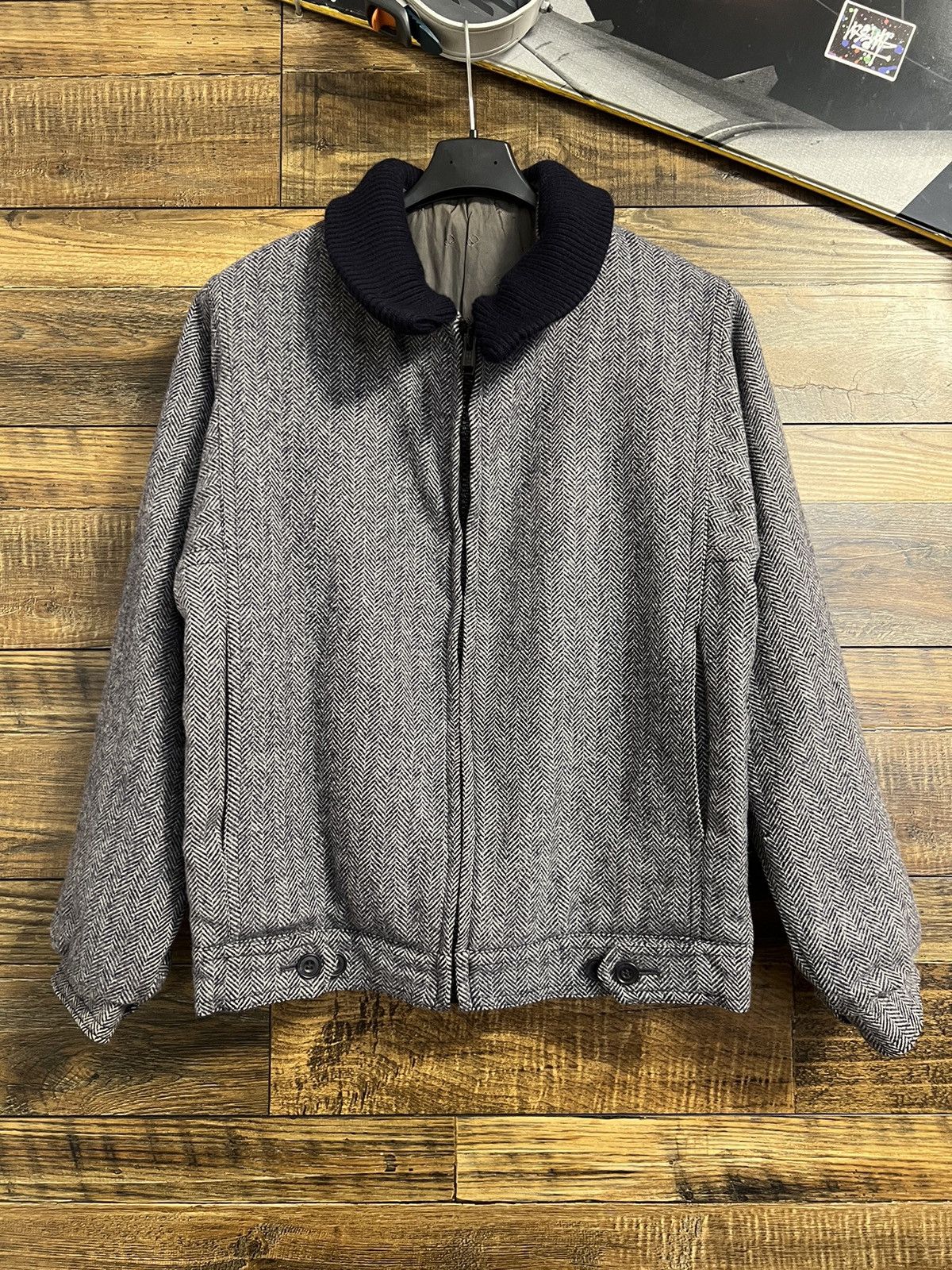 Dior CHRISTIAN DIOR MONSIEUR Wool Bomber Jacket Size US M / EU 48-50 / 2 - 2 Thumbnail