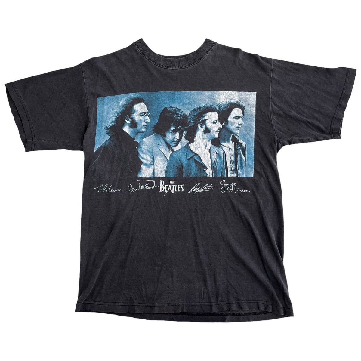 Vintage Vintage 90’s Beetles Band Tee Size US L / EU 52-54 / 3 - 1 Thumbnail