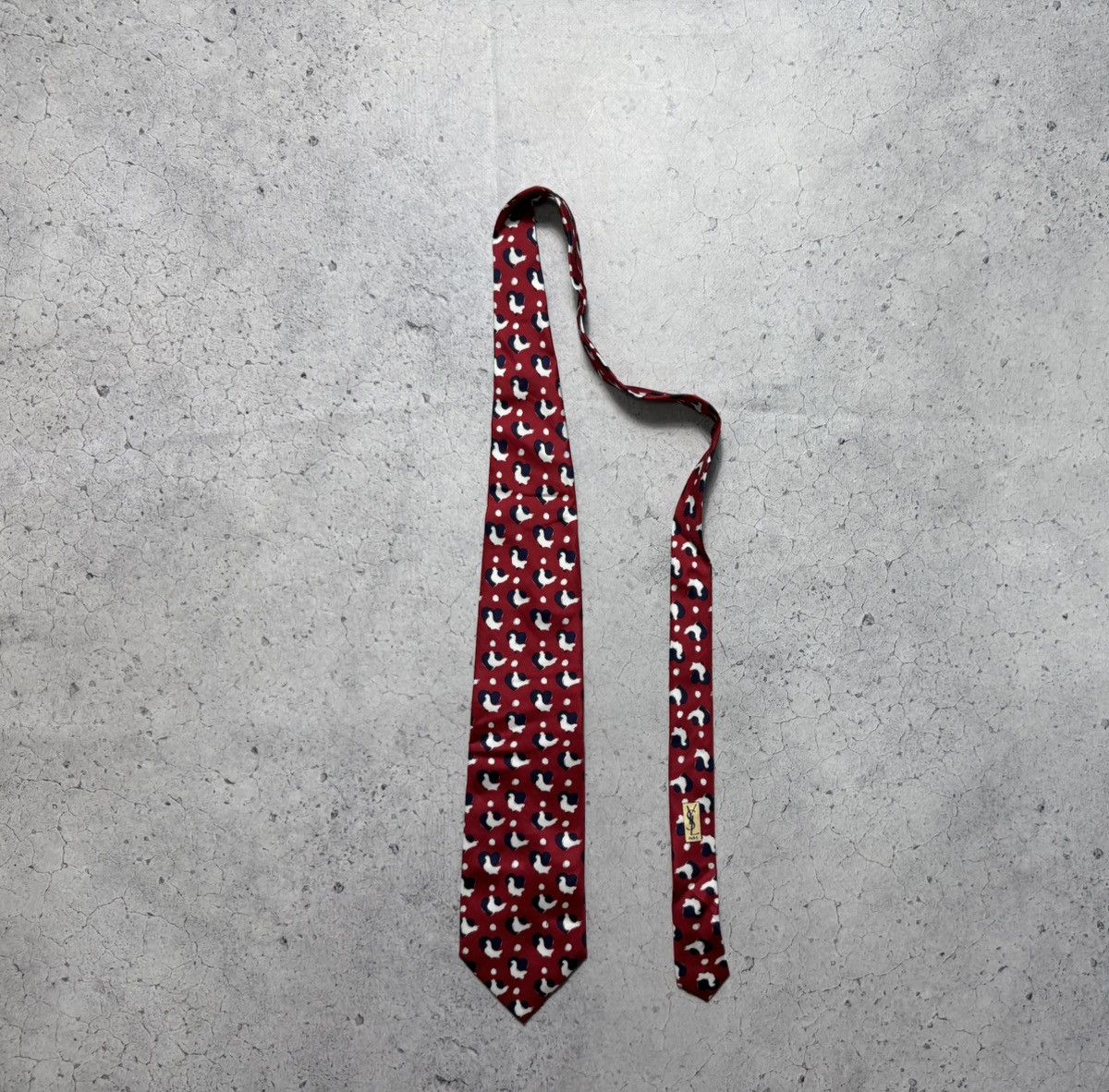 Yves Saint Laurent Yves Saint Laurent Paris YSL Silk Tie Size ONE SIZE - 1 Thumbnail