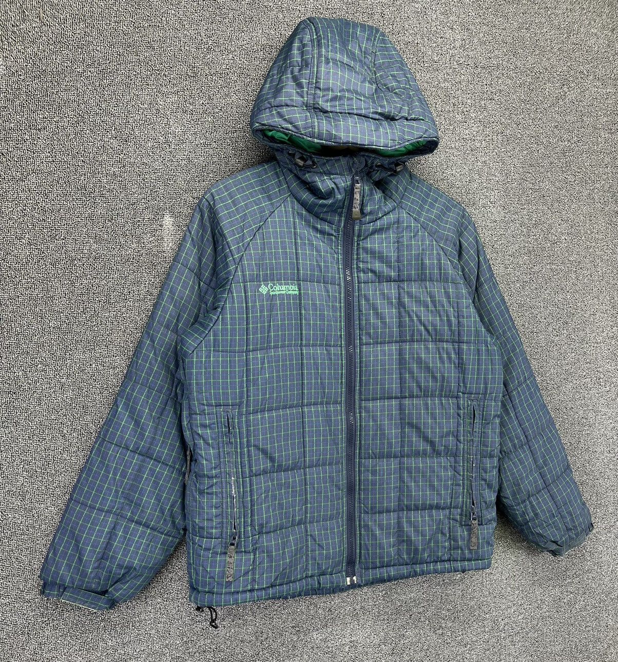 Columbia Vintage Columbia Rare Design Hooded Down Jacket Size US XS / EU 42 / 0 - 2 Thumbnail
